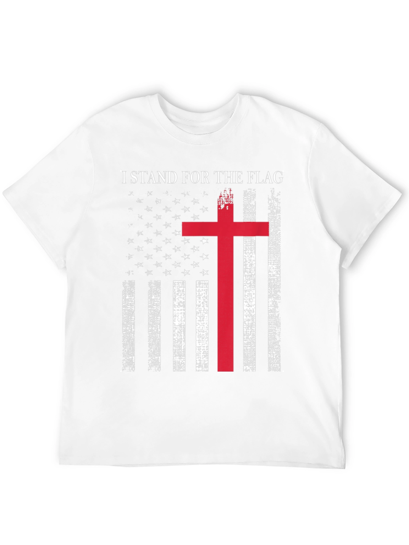 I Stand For The Flag Patriotic Christian T-Shirt