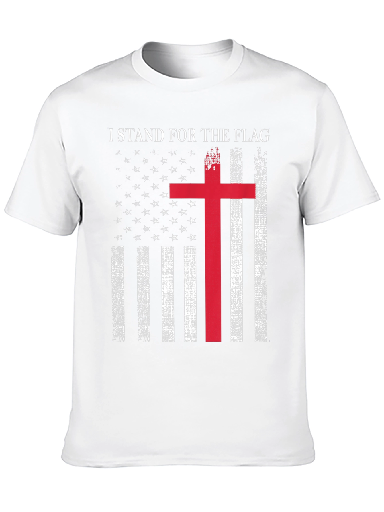 I Stand For The Flag Patriotic Christian T-Shirt