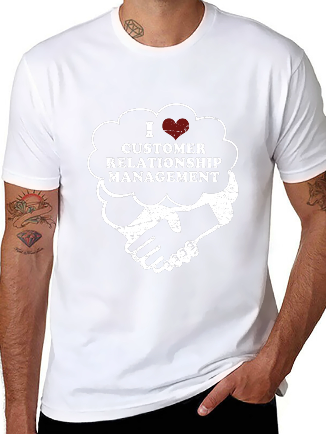 I Heart Customer Relationship Management T-Shirt