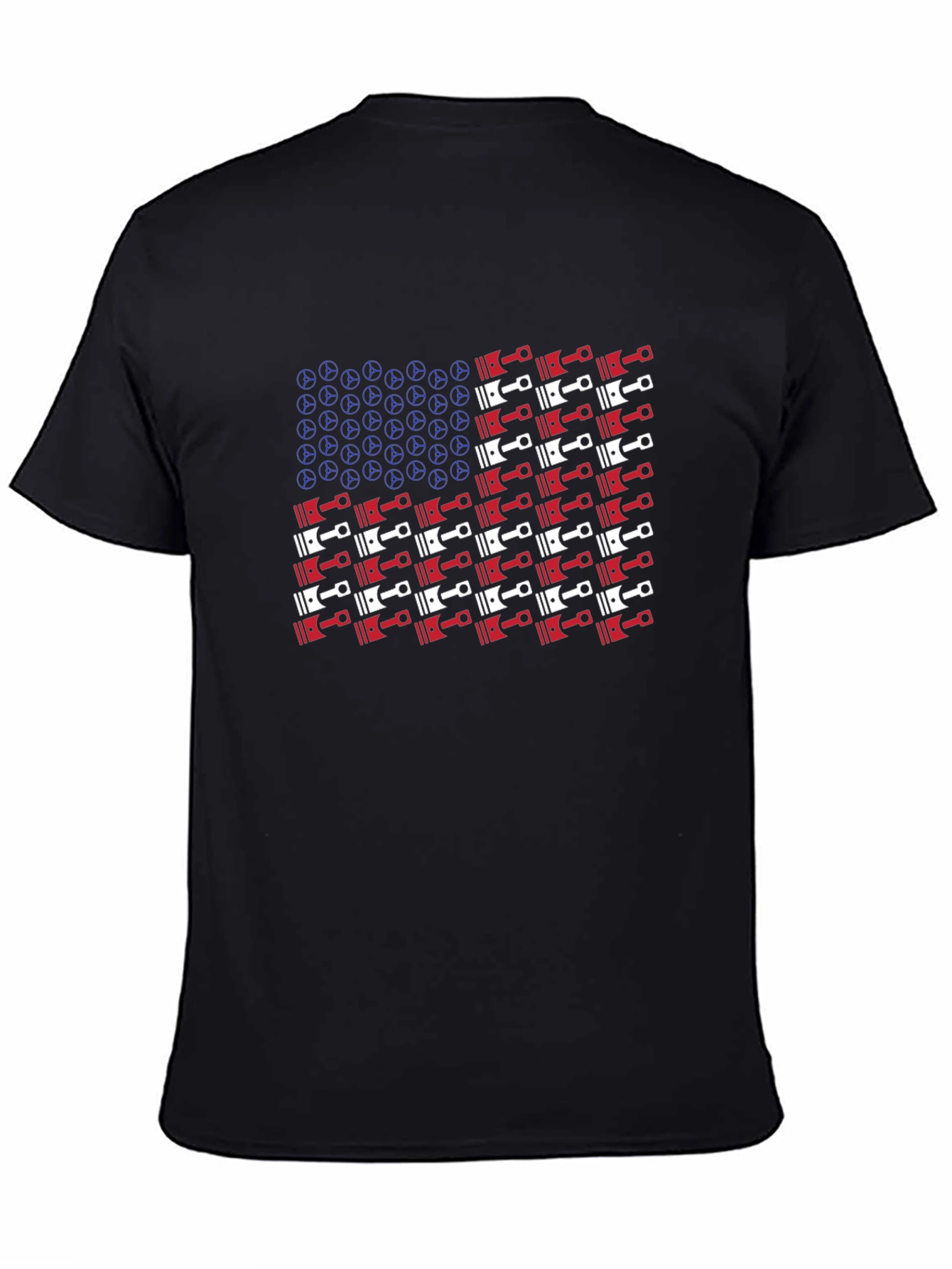 American Piston Flag Graphic T-Shirt