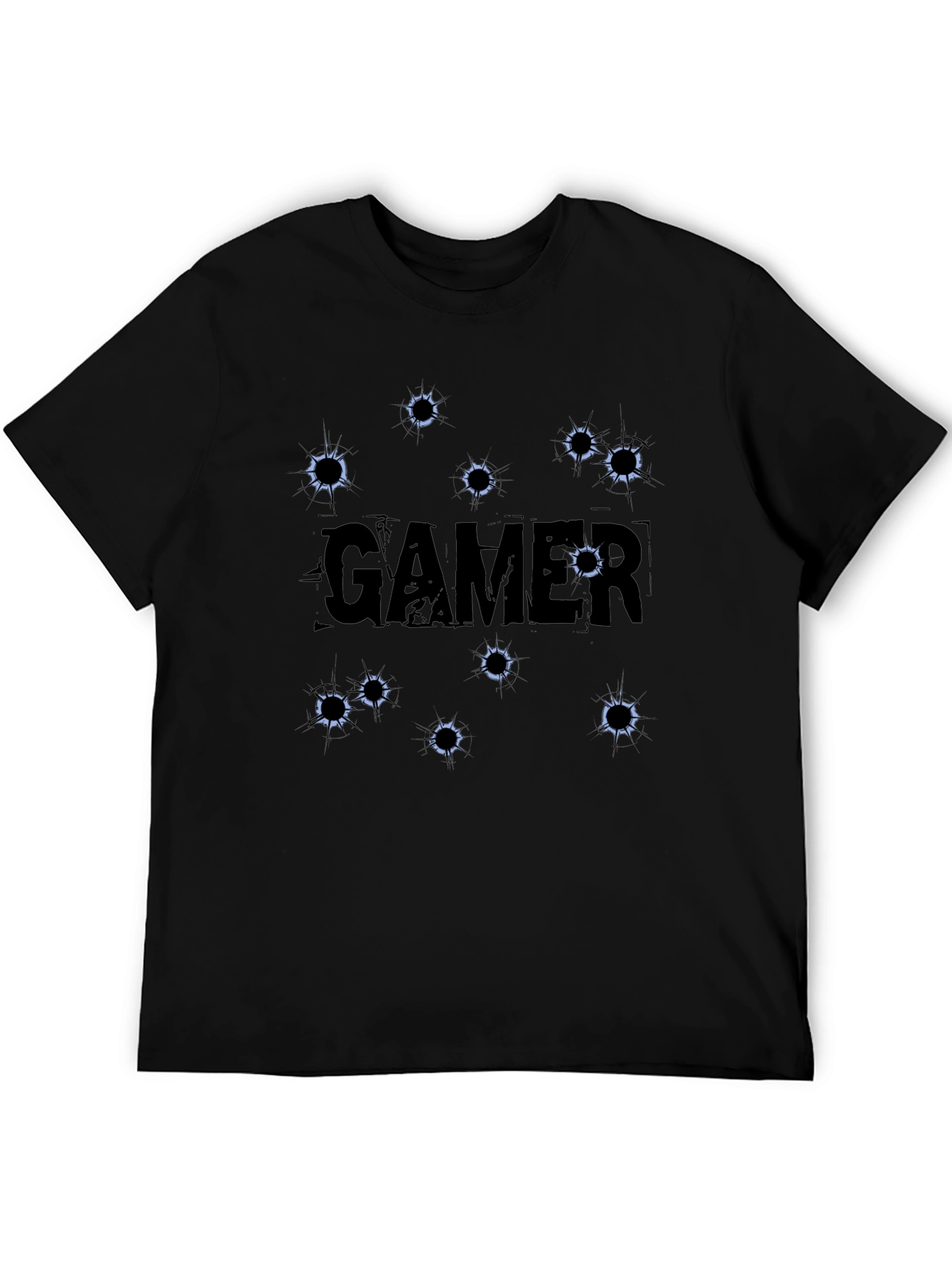 Gamer Bullet Hole T-Shirt