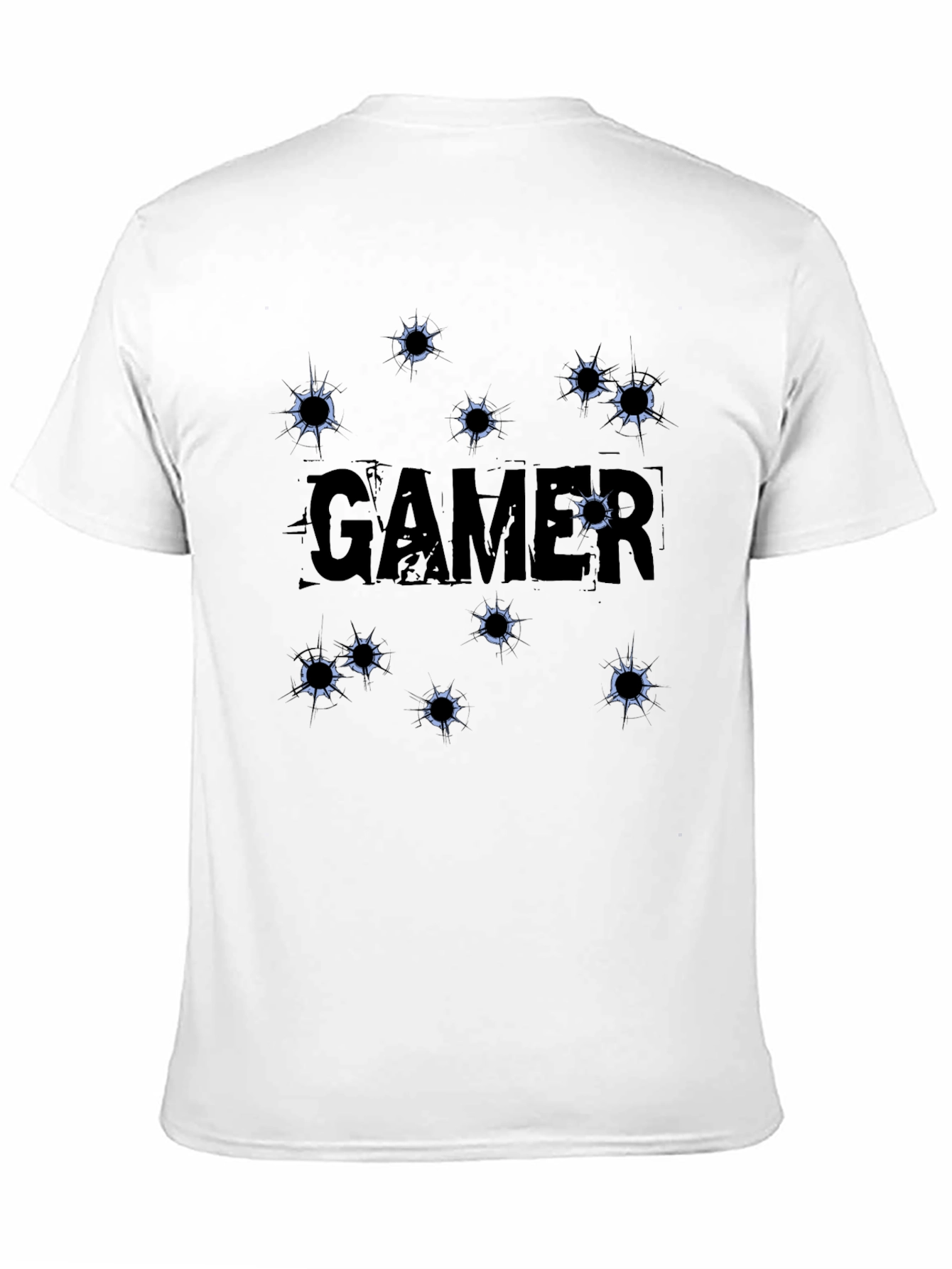 Gamer Bullet Hole T-Shirt