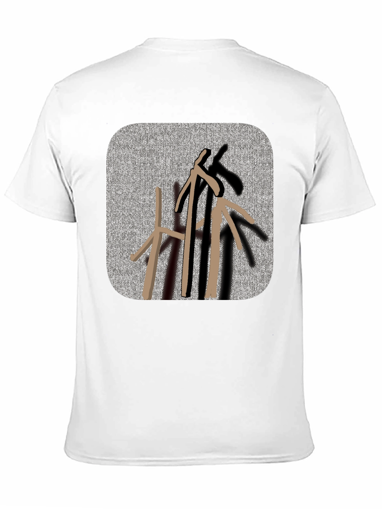 Abstract Arrows Black T-Shirt