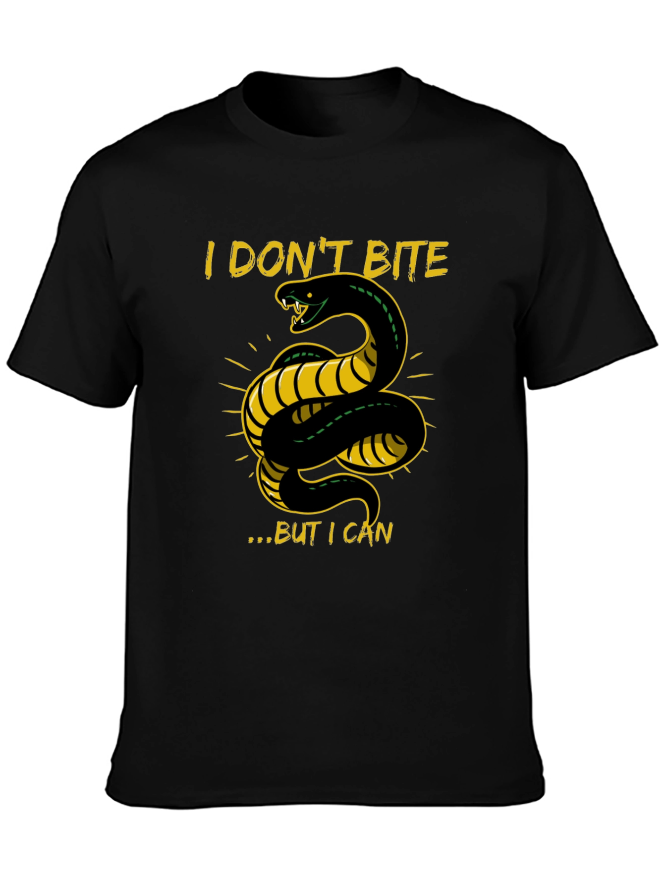I Dont Bite T-Shirt - Snake Graphic Tee