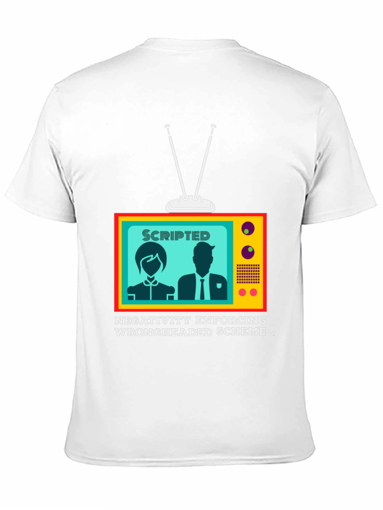 Scripted TV Graphic Tee - Enforcing Negativity