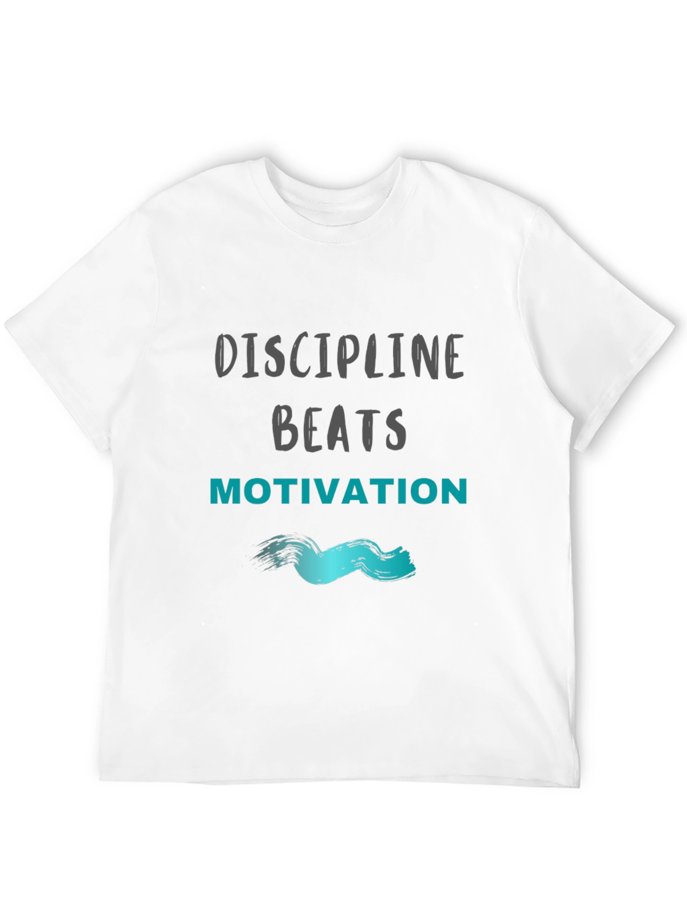 Discipline Beats Motivation T-Shirt - Black