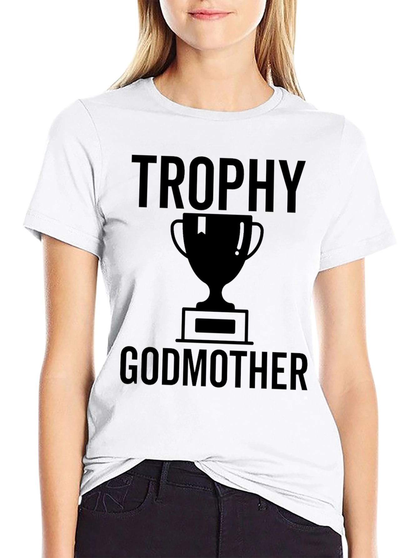 Trophy Godmother Graphic Tee - Black