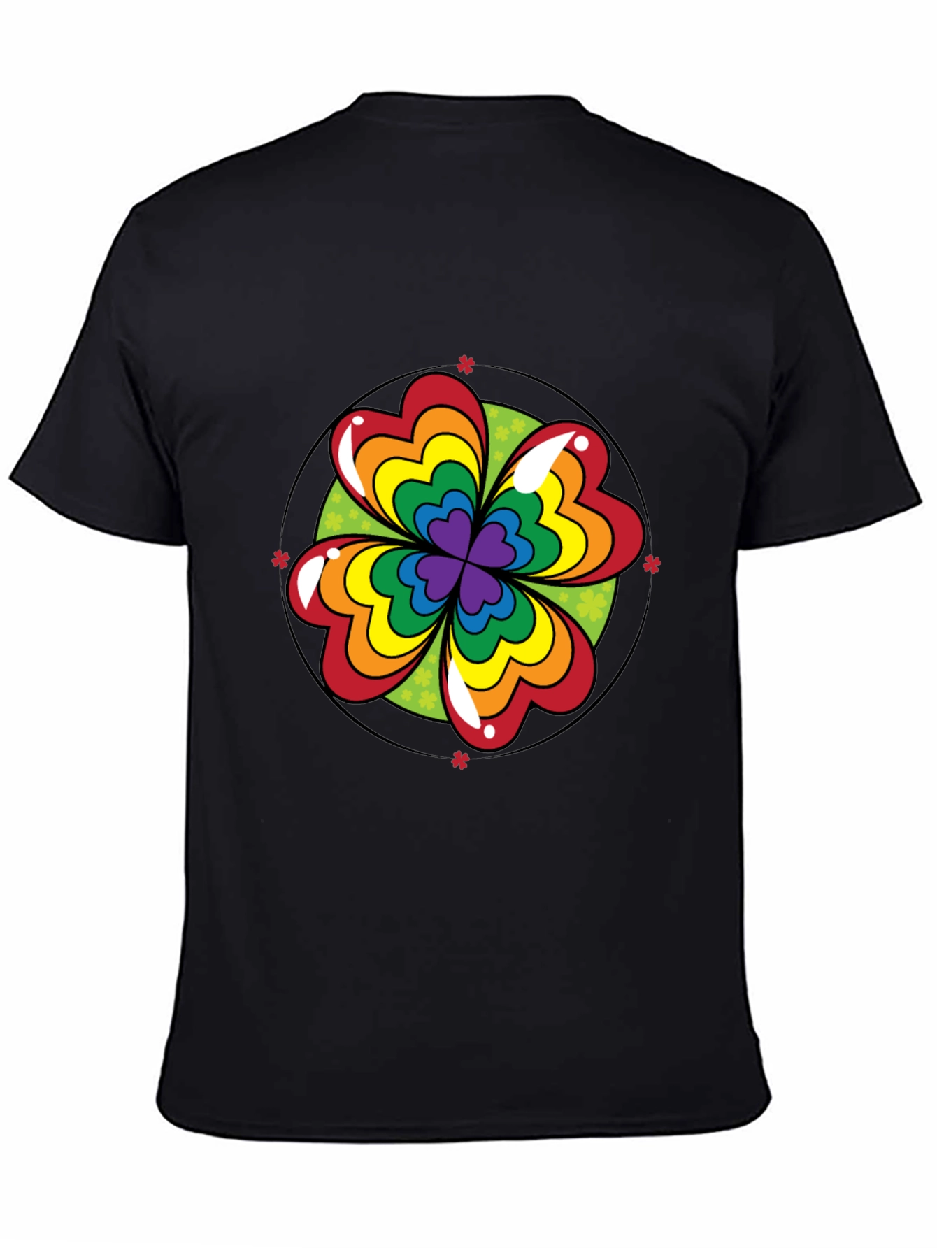 Rainbow Shamrock Tee