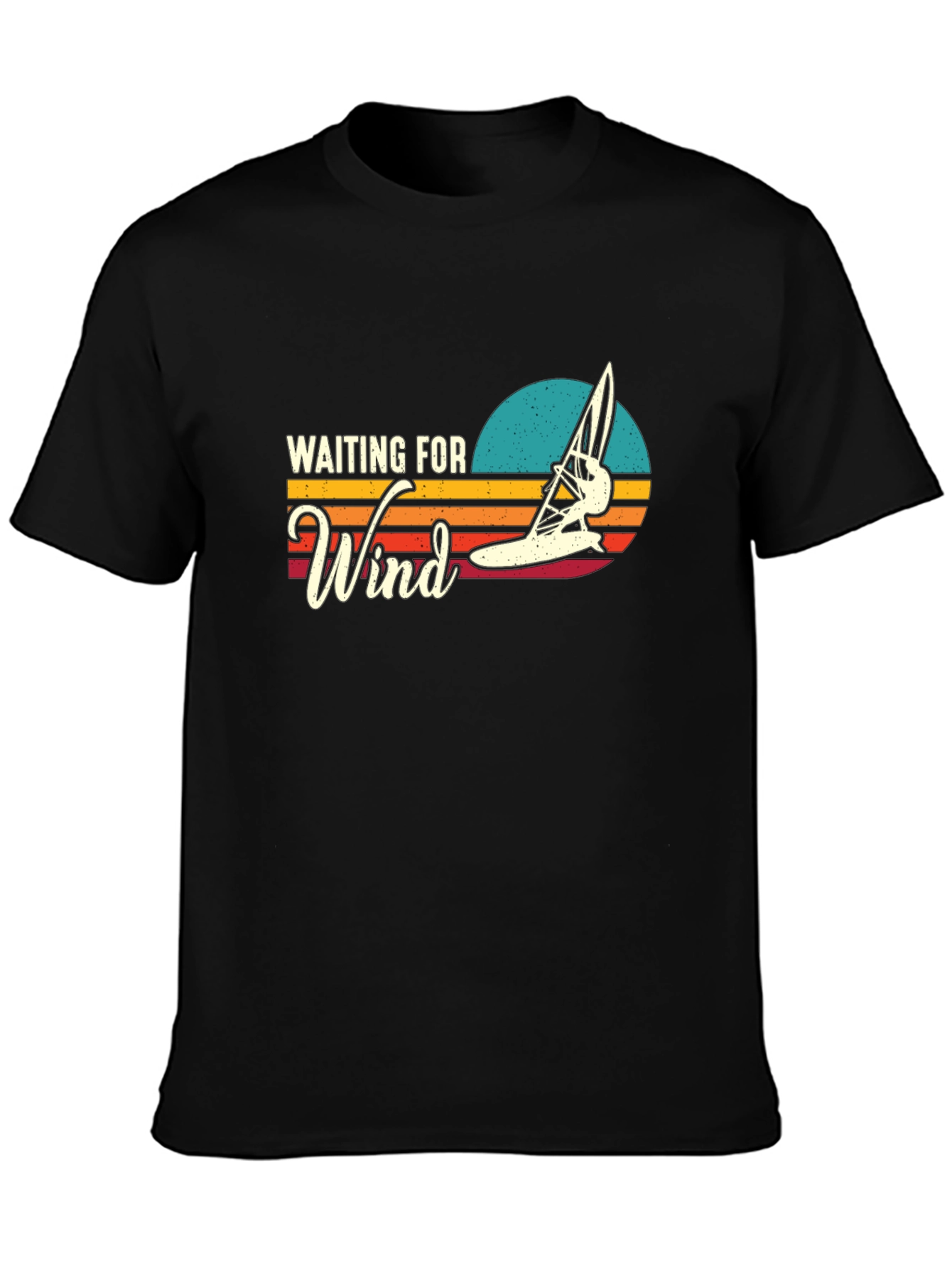Waiting for Wind T-Shirt - Windsurfing Design