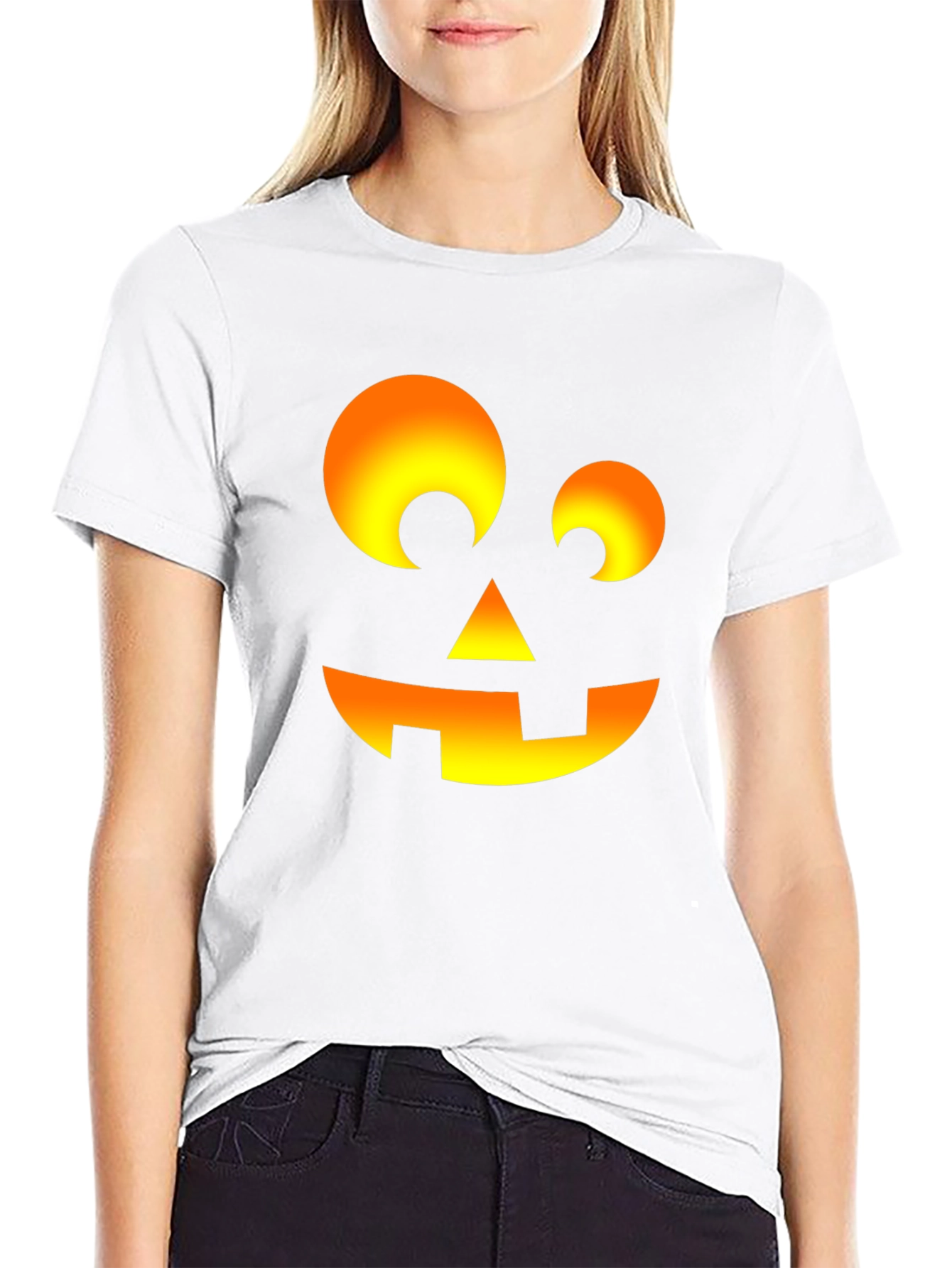 Halloween Pumpkin Face T-Shirt