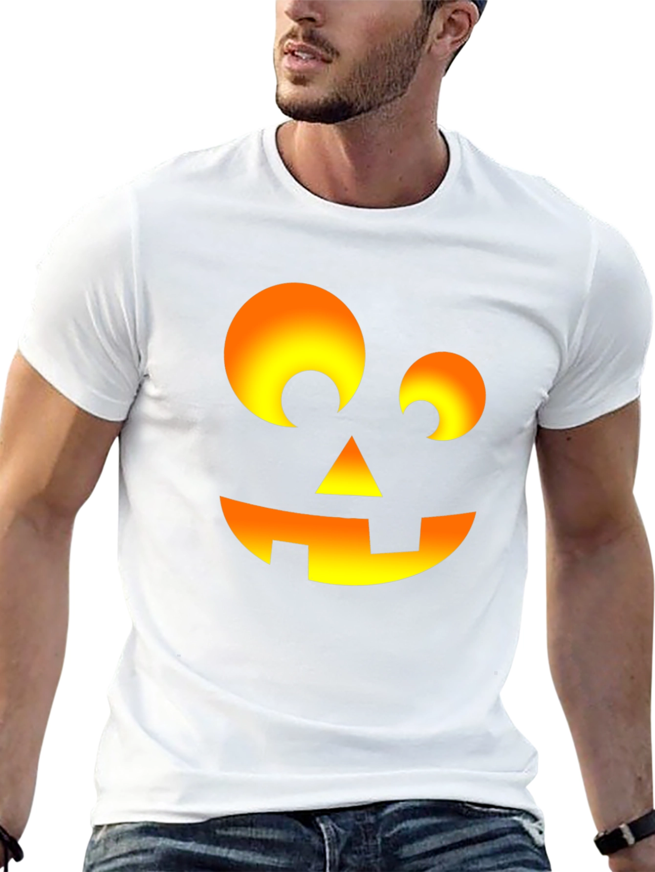Halloween Pumpkin Face T-Shirt
