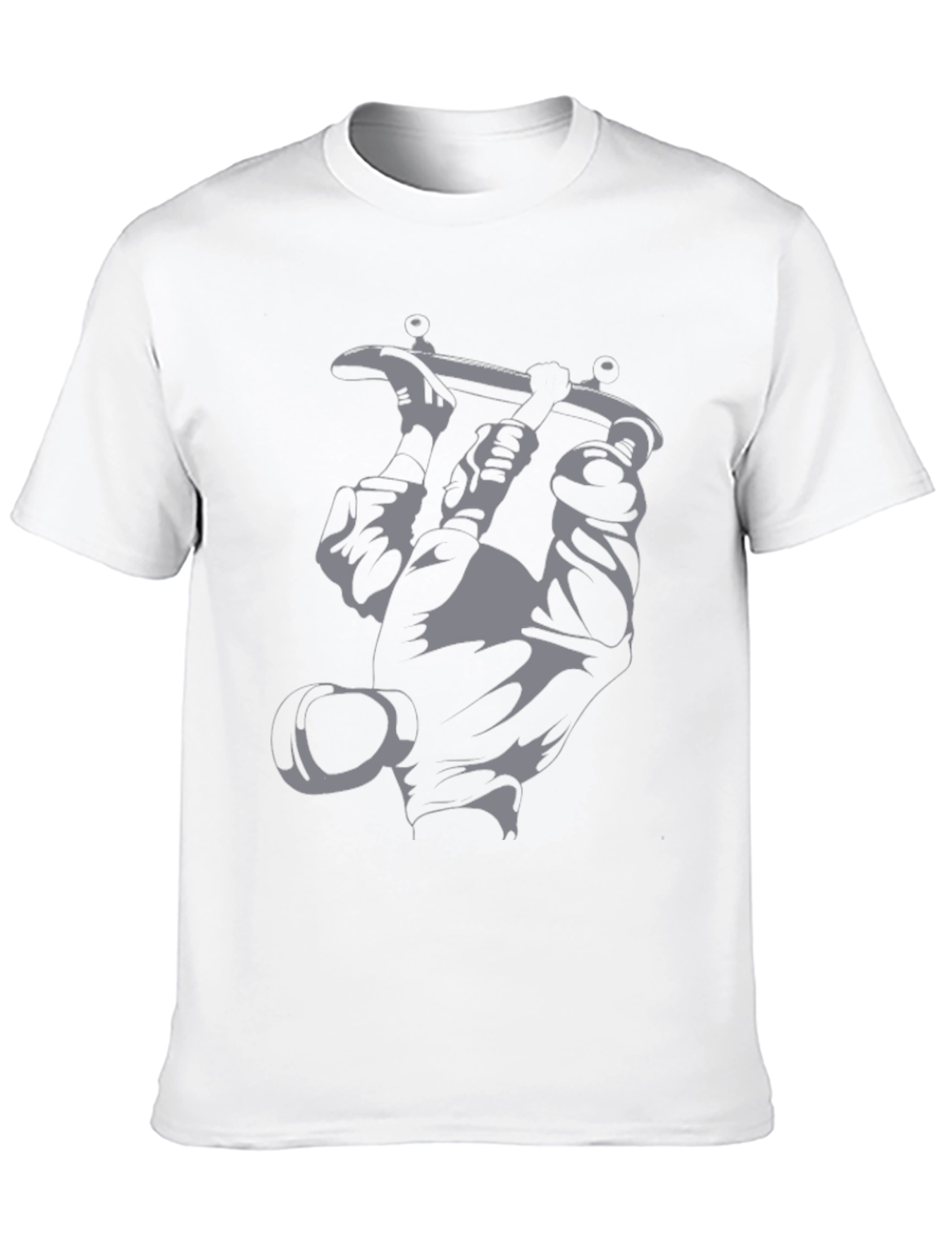 Mens Graphic Tee - Skateboard Design