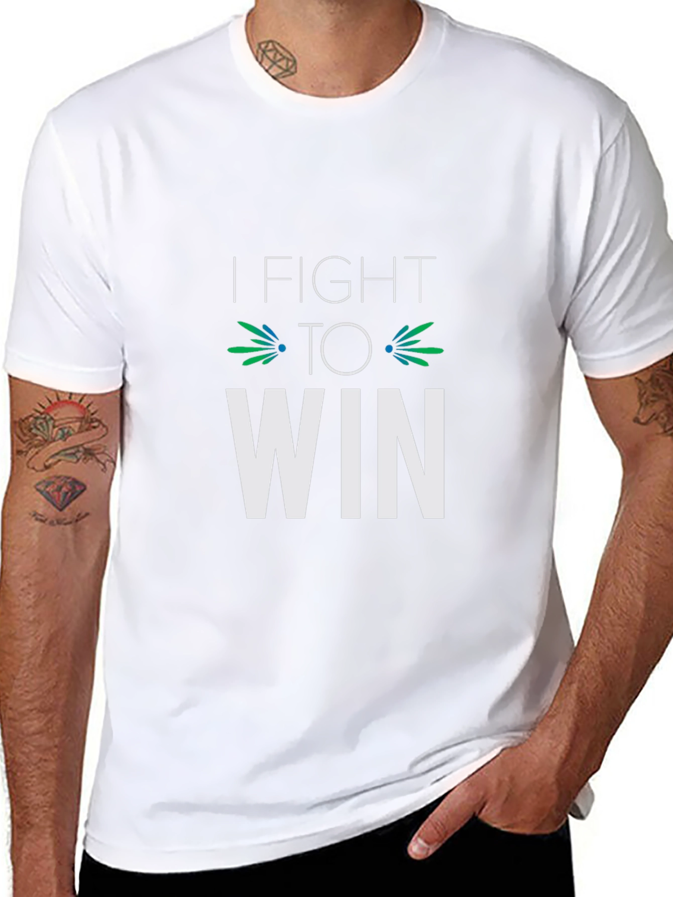 I Fight To Win Graphic Tee