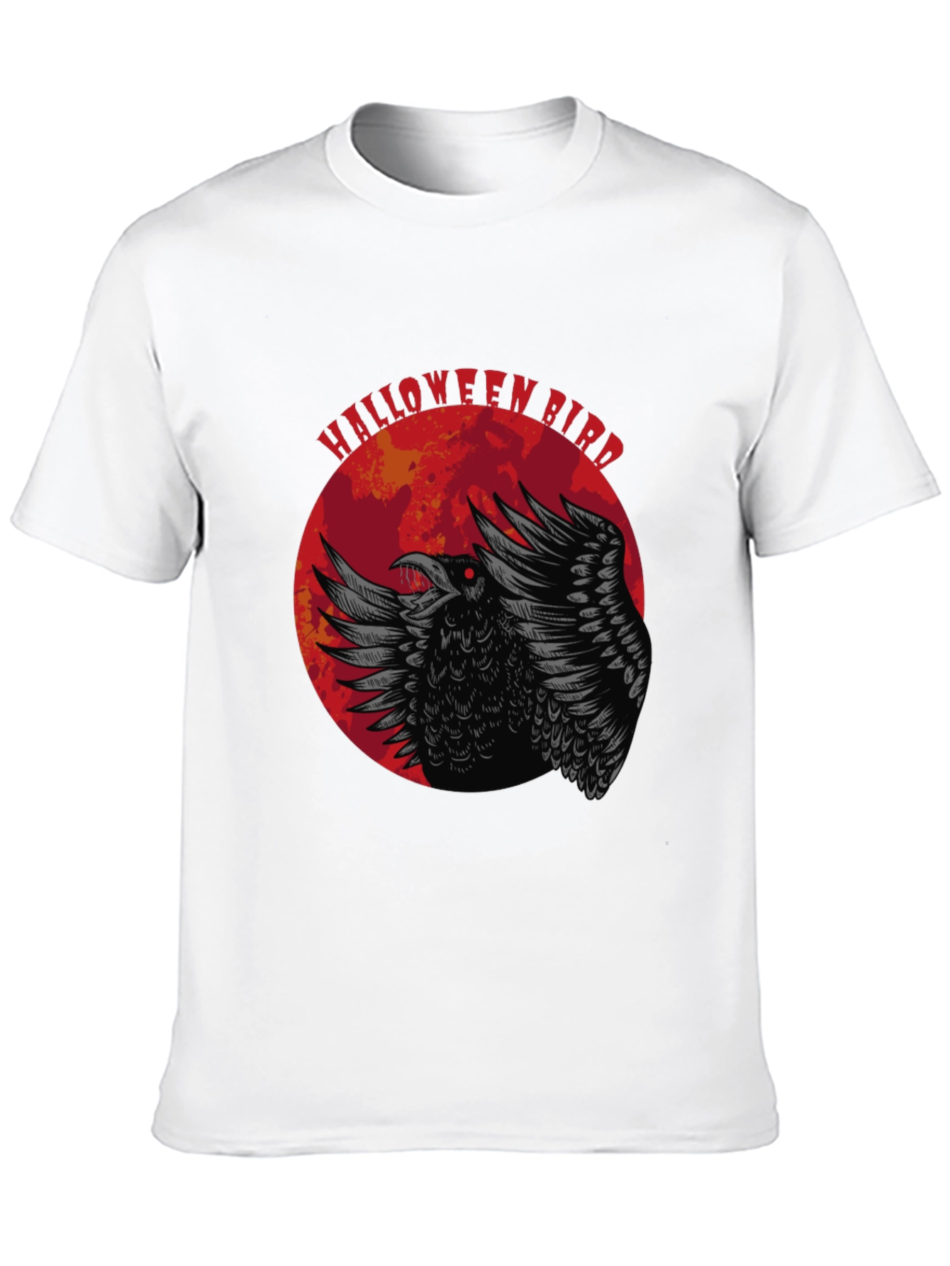 Halloween Bird T-Shirt - Raven Graphic Tee