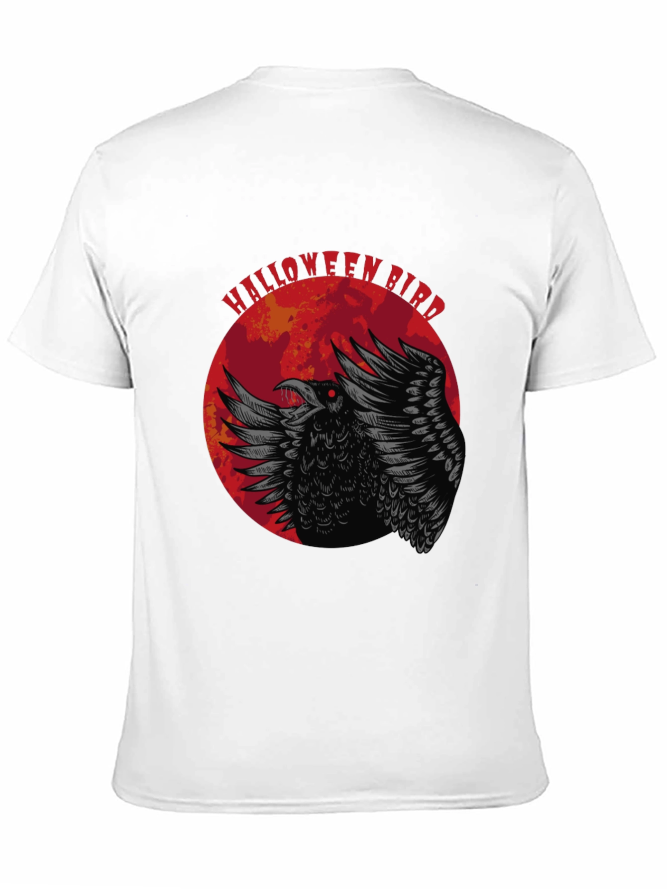 Halloween Bird T-Shirt - Raven Graphic Tee