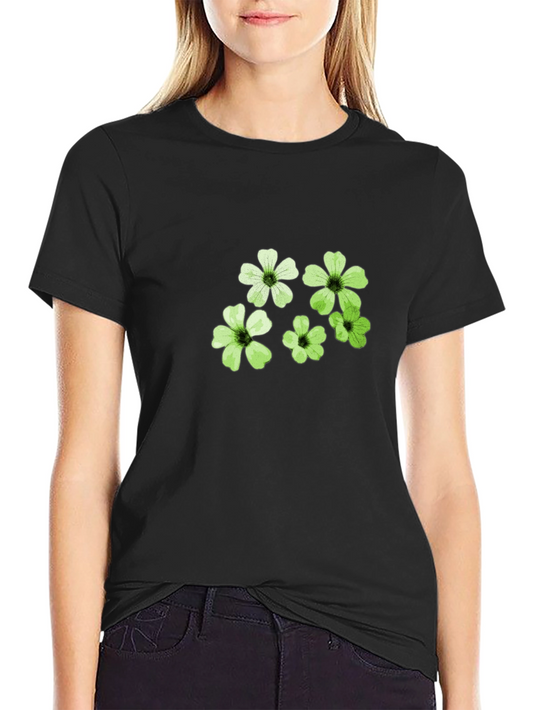 Black Floral T-Shirt