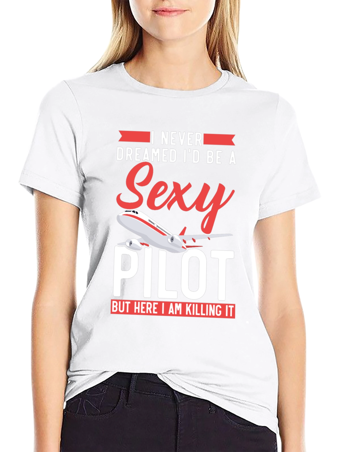 Sexy Pilot T-Shirt - Funny Aviation Gift