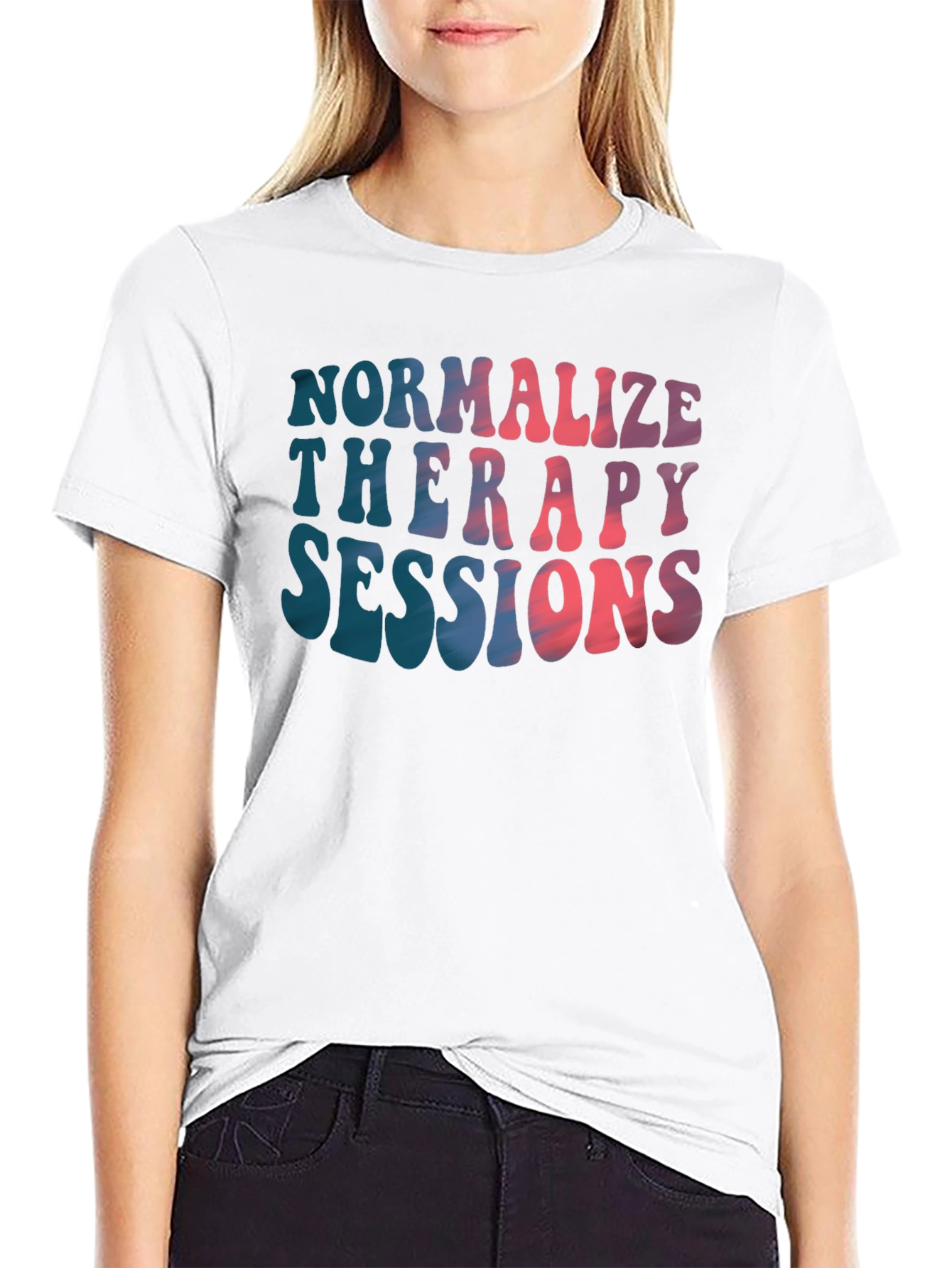Normalize Therapy Sessions Graphic Tee