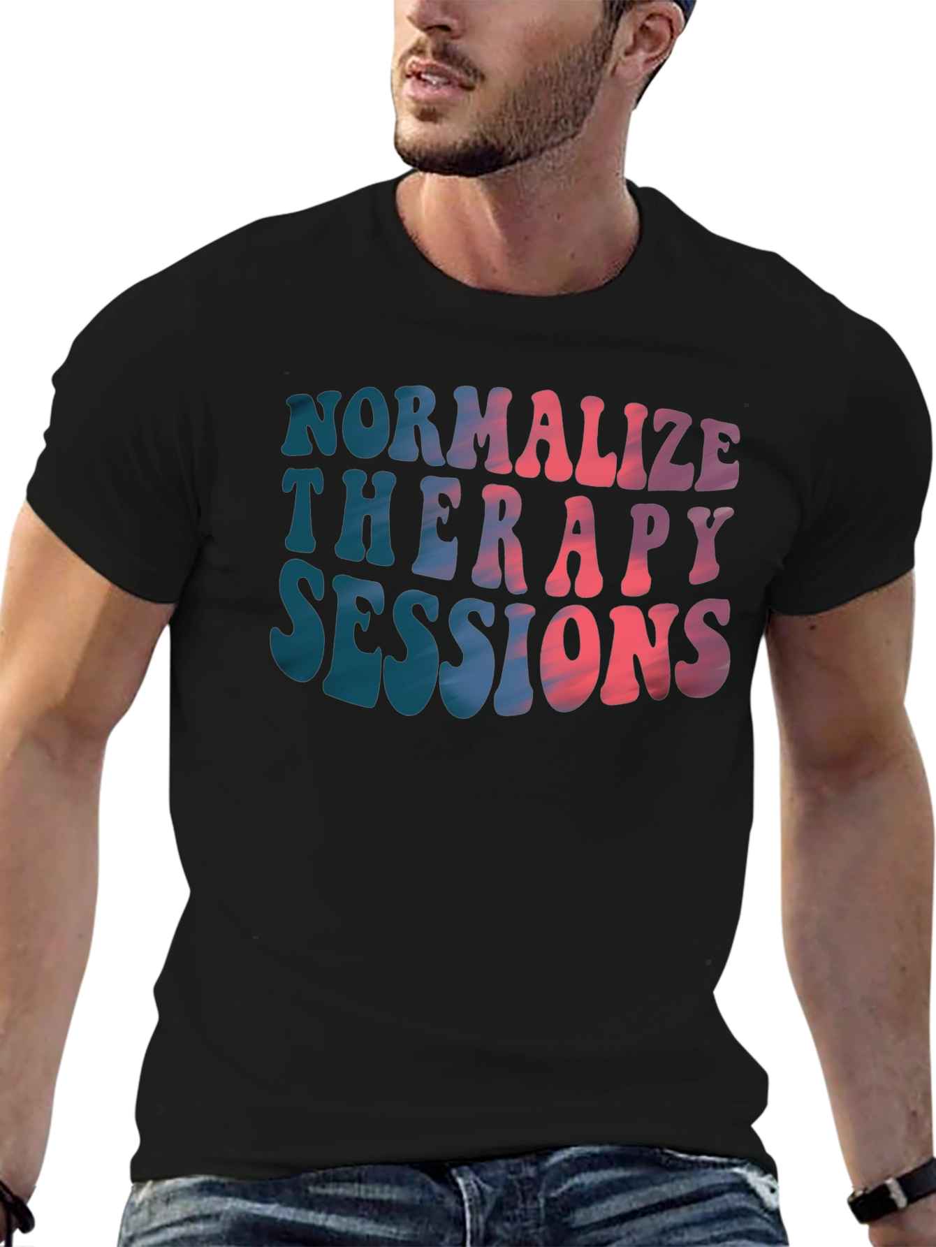 Normalize Therapy Sessions Graphic Tee