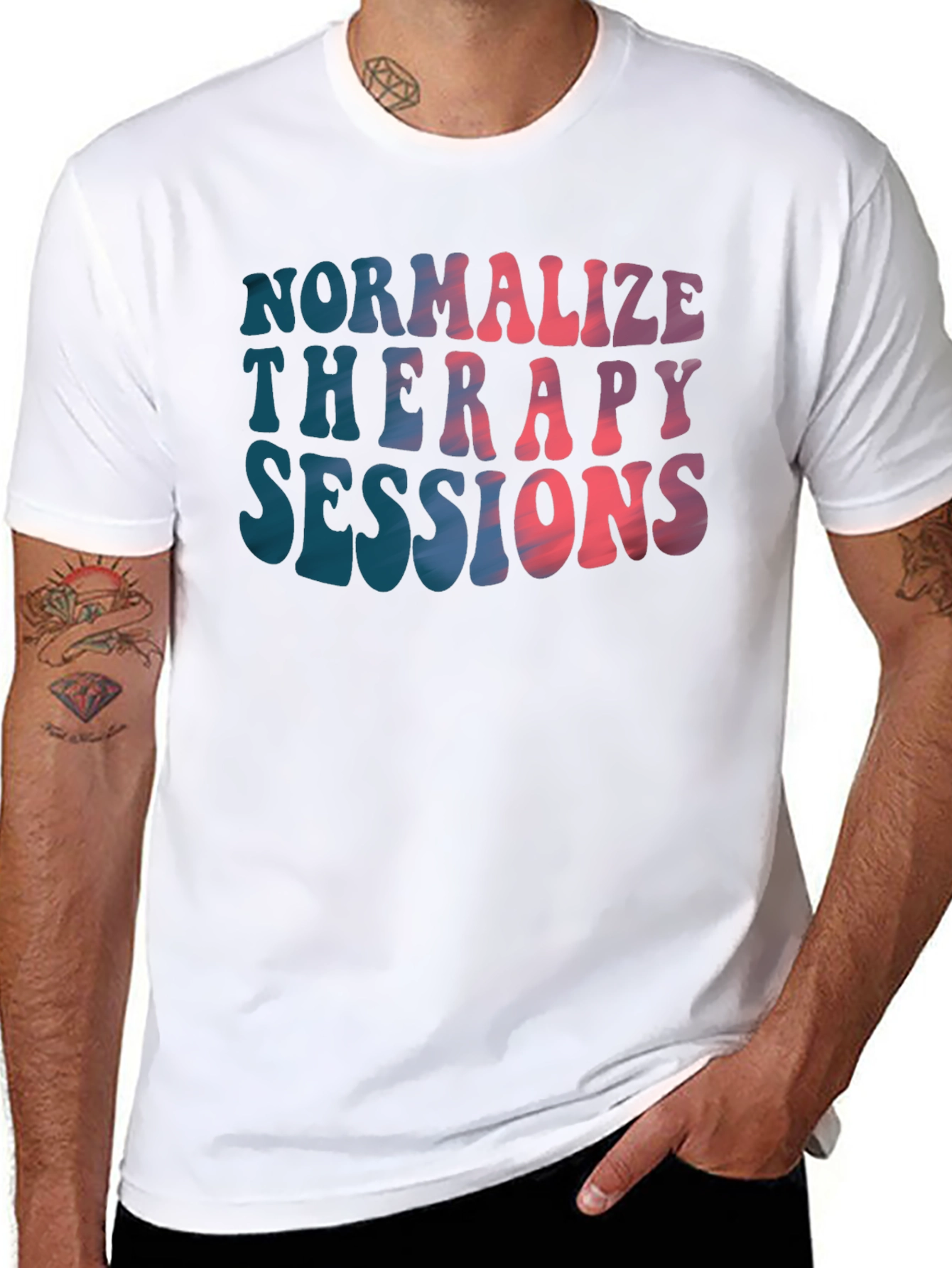 Normalize Therapy Sessions Graphic Tee