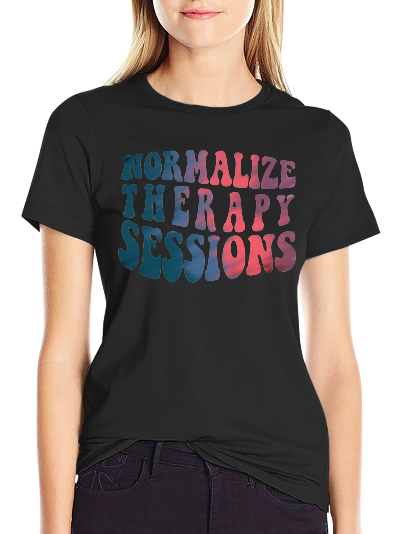 Normalize Therapy Sessions Graphic Tee