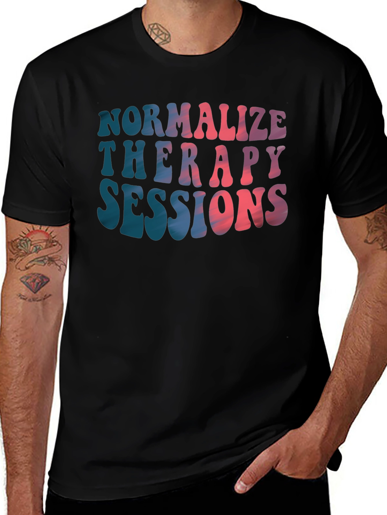 Normalize Therapy Sessions Graphic Tee