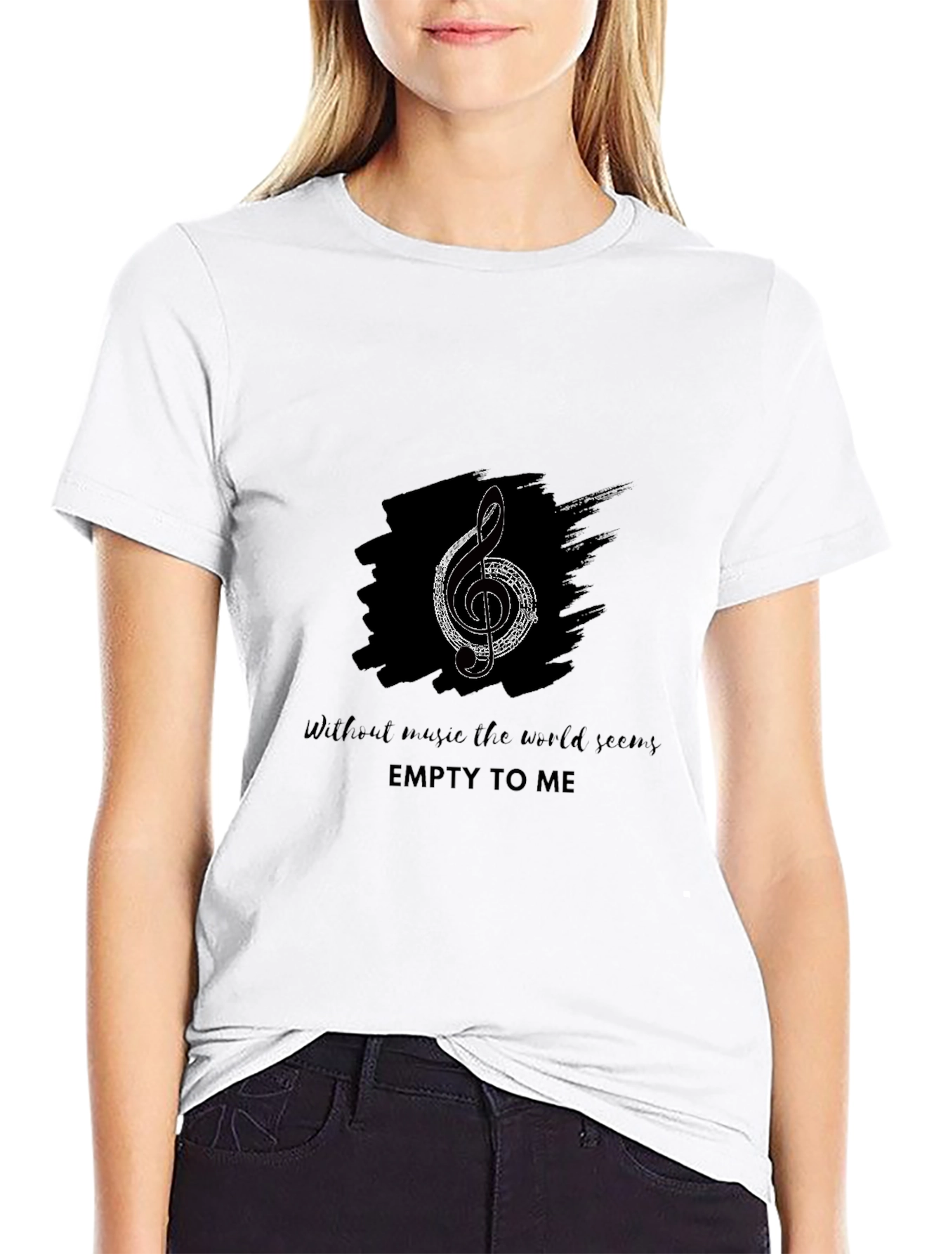 Music Lovers Black T-Shirt