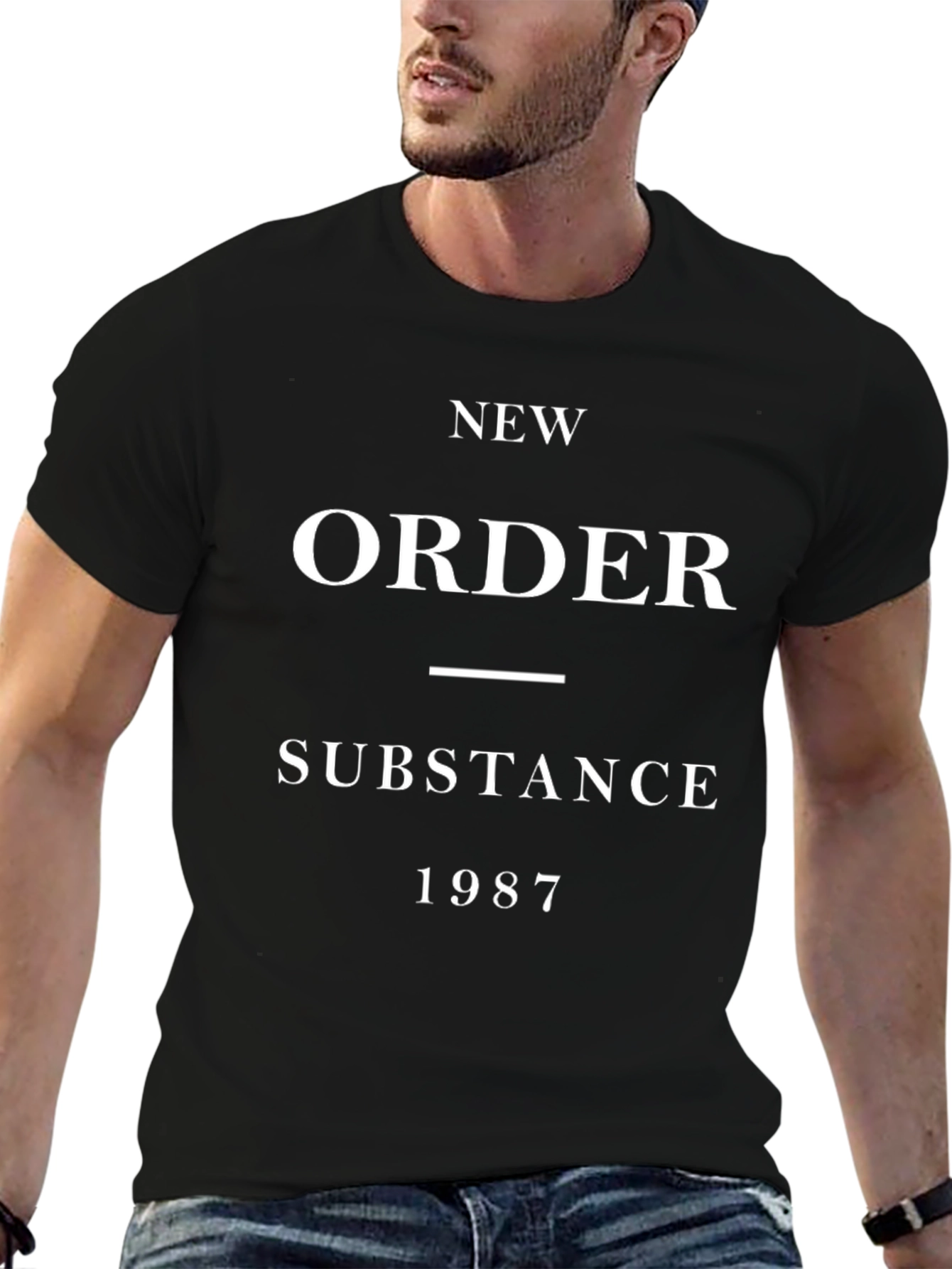 New Order Substance 1987 Black T-Shirt