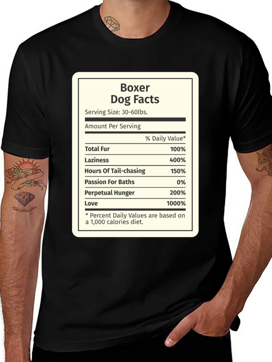 Boxer Dog Facts T-Shirt