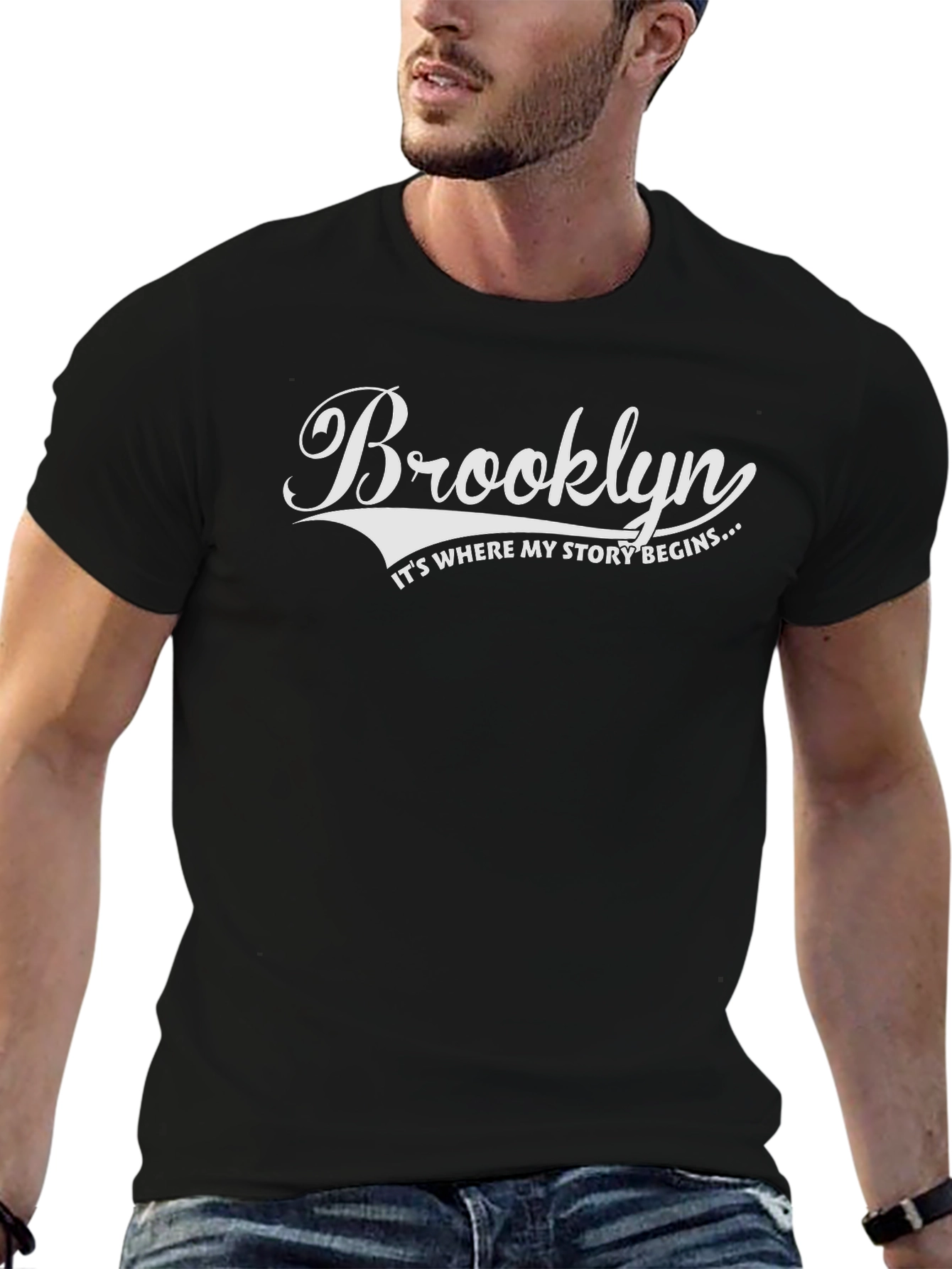 Brooklyn Story Mens Graphic T-Shirt