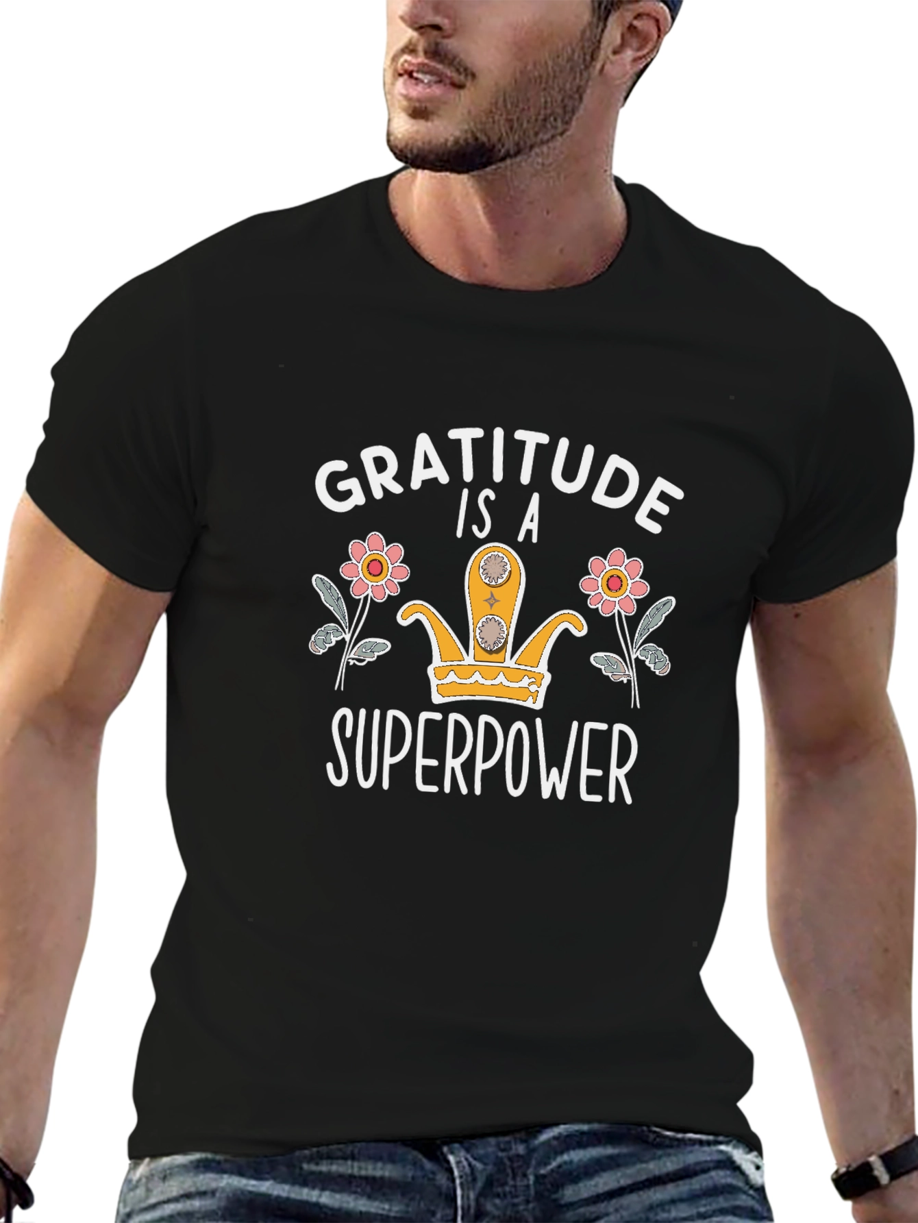 Gratitude is a Superpower Graphic Tee