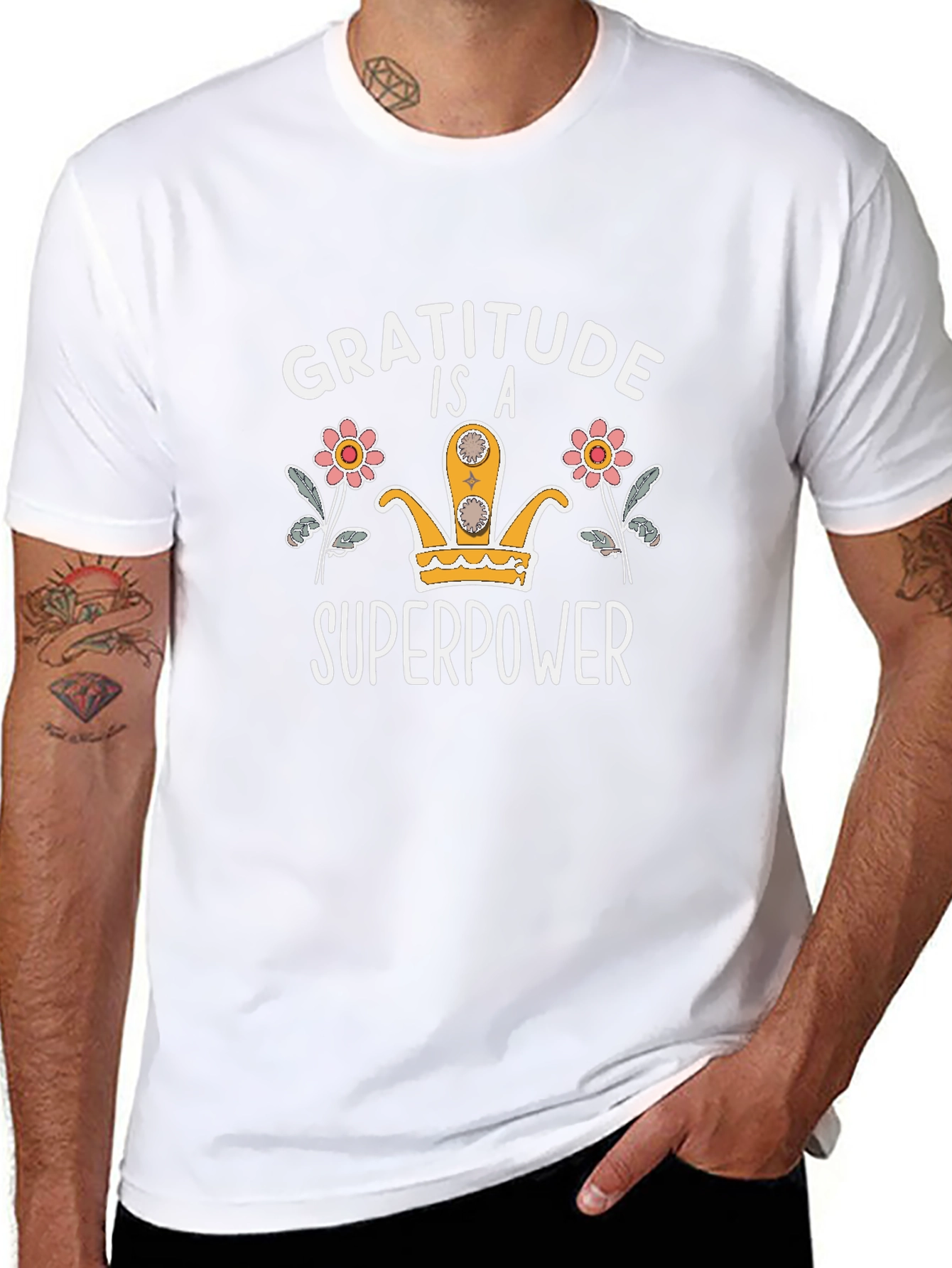 Gratitude is a Superpower Graphic Tee