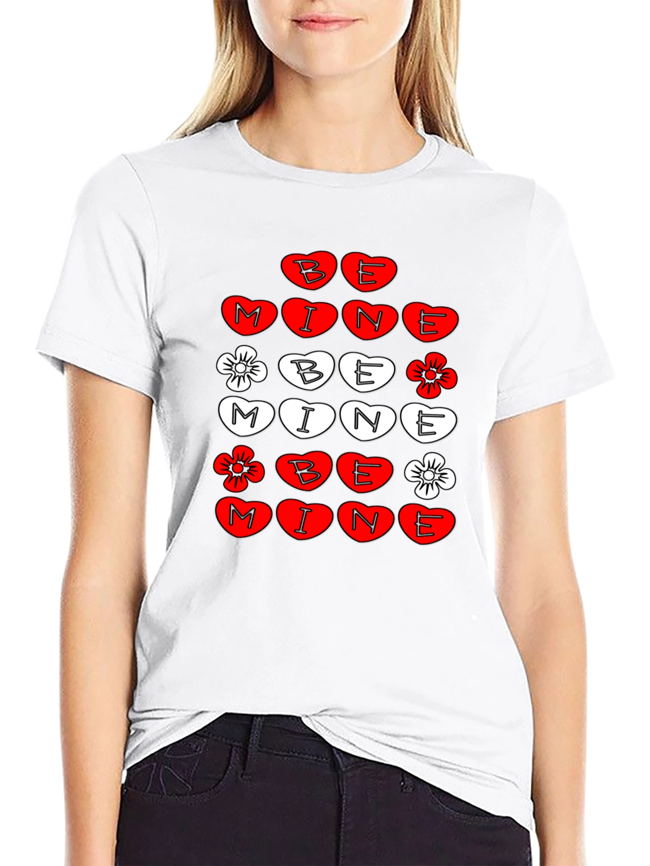 Be Mine Valentines Day Graphic T-Shirt