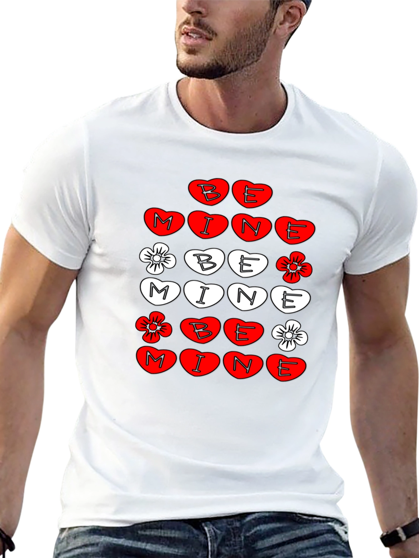 Be Mine Valentines Day Graphic T-Shirt