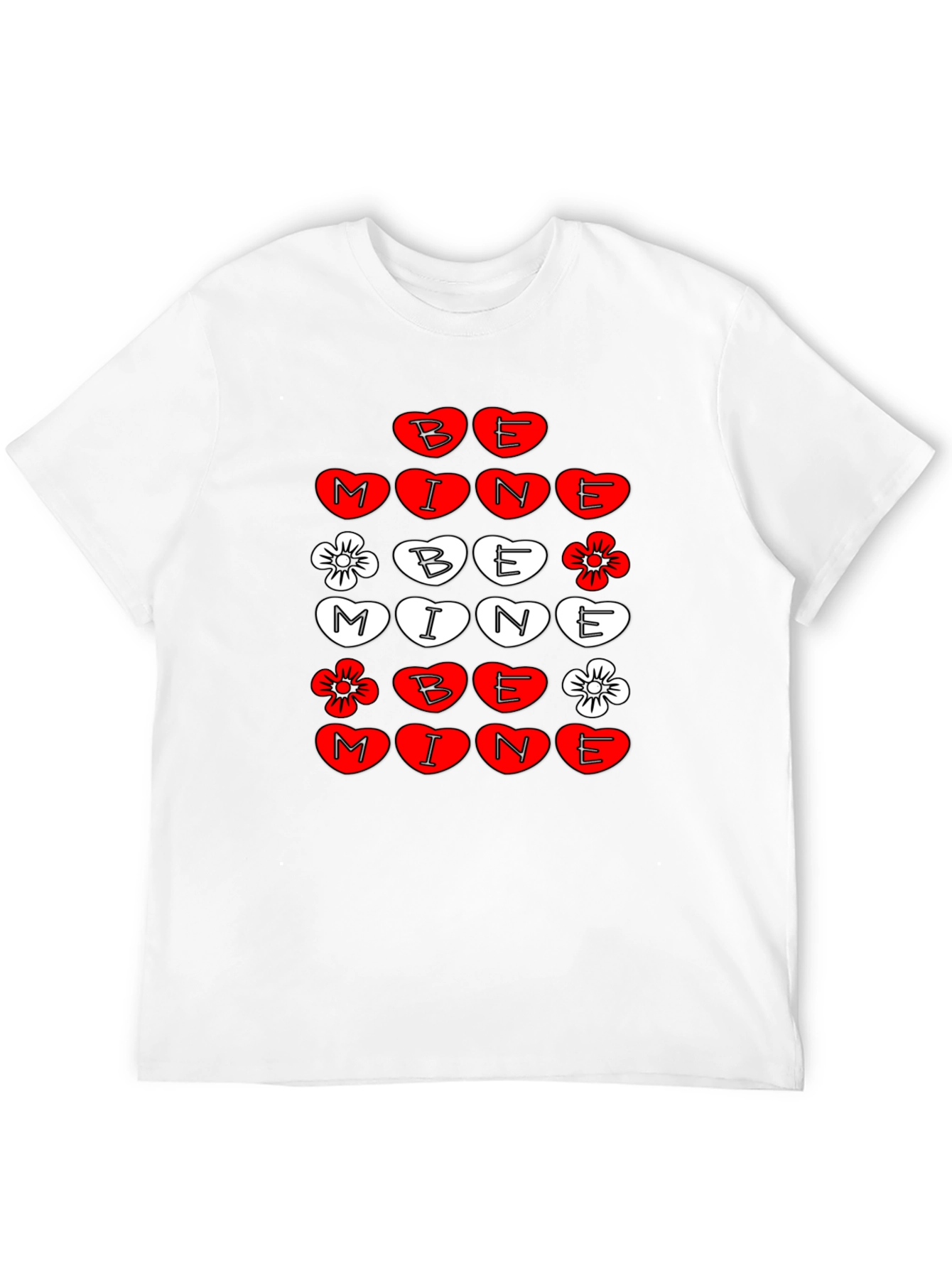 Be Mine Valentines Day Graphic T-Shirt