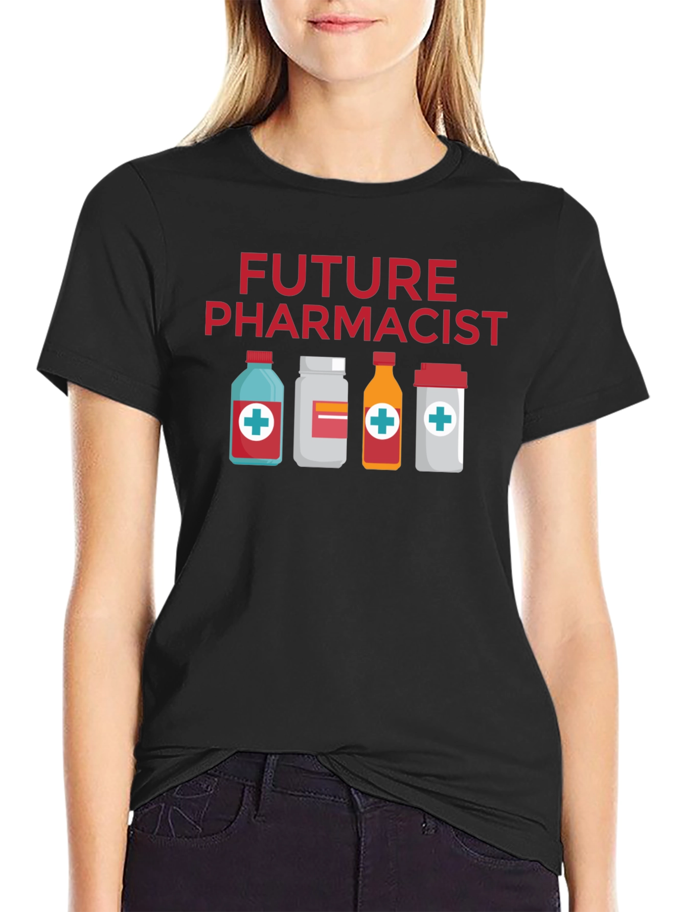 Future Pharmacist Black T-Shirt