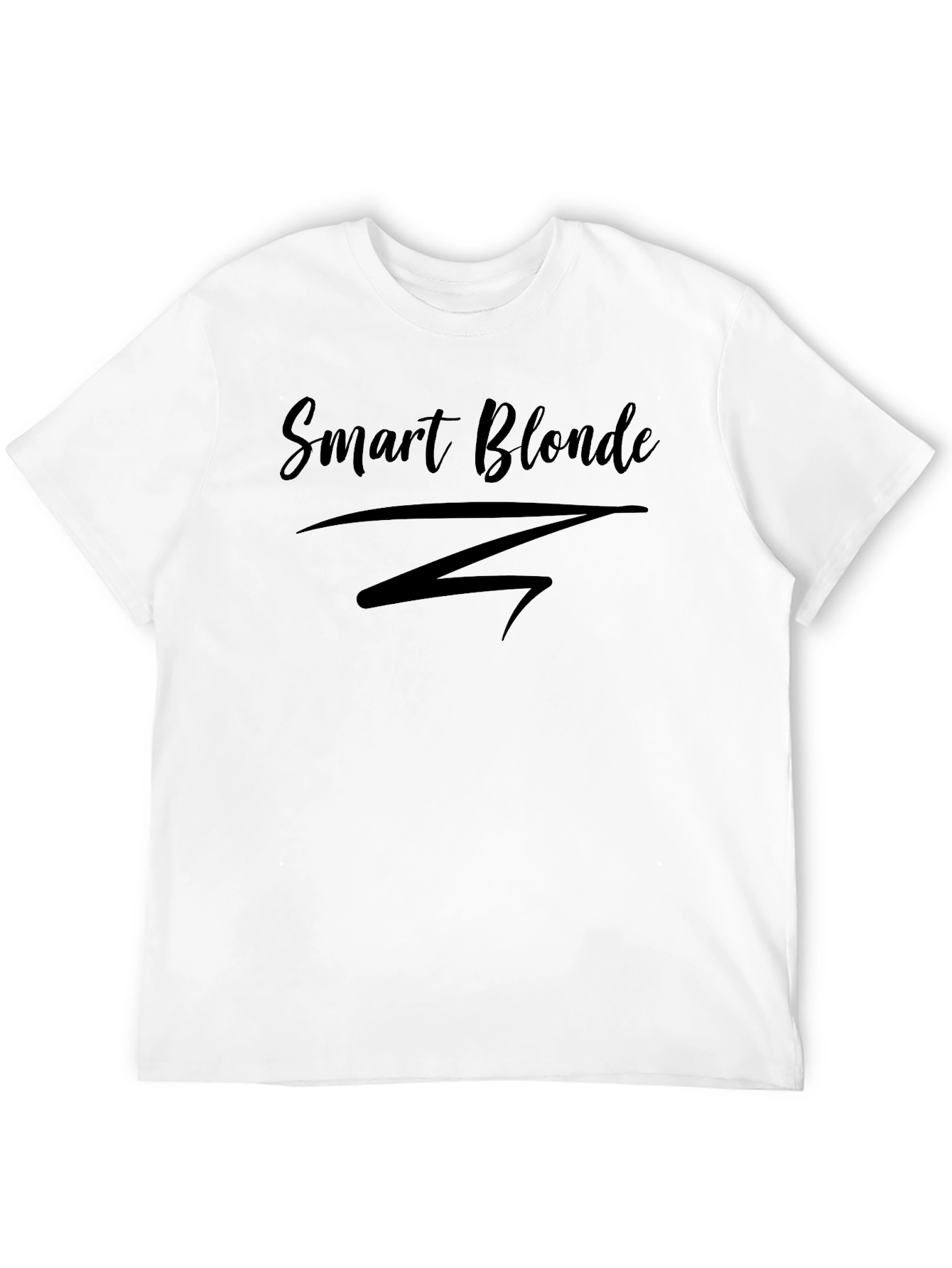 Smart Blonde Graphic Tee - Mens Black T-Shirt