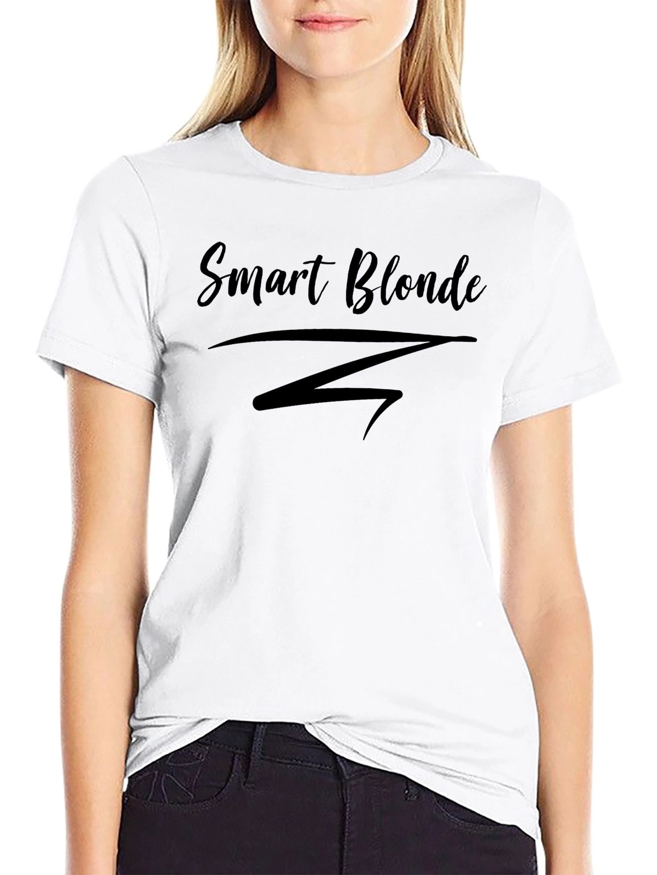 Smart Blonde Graphic Tee - Mens Black T-Shirt