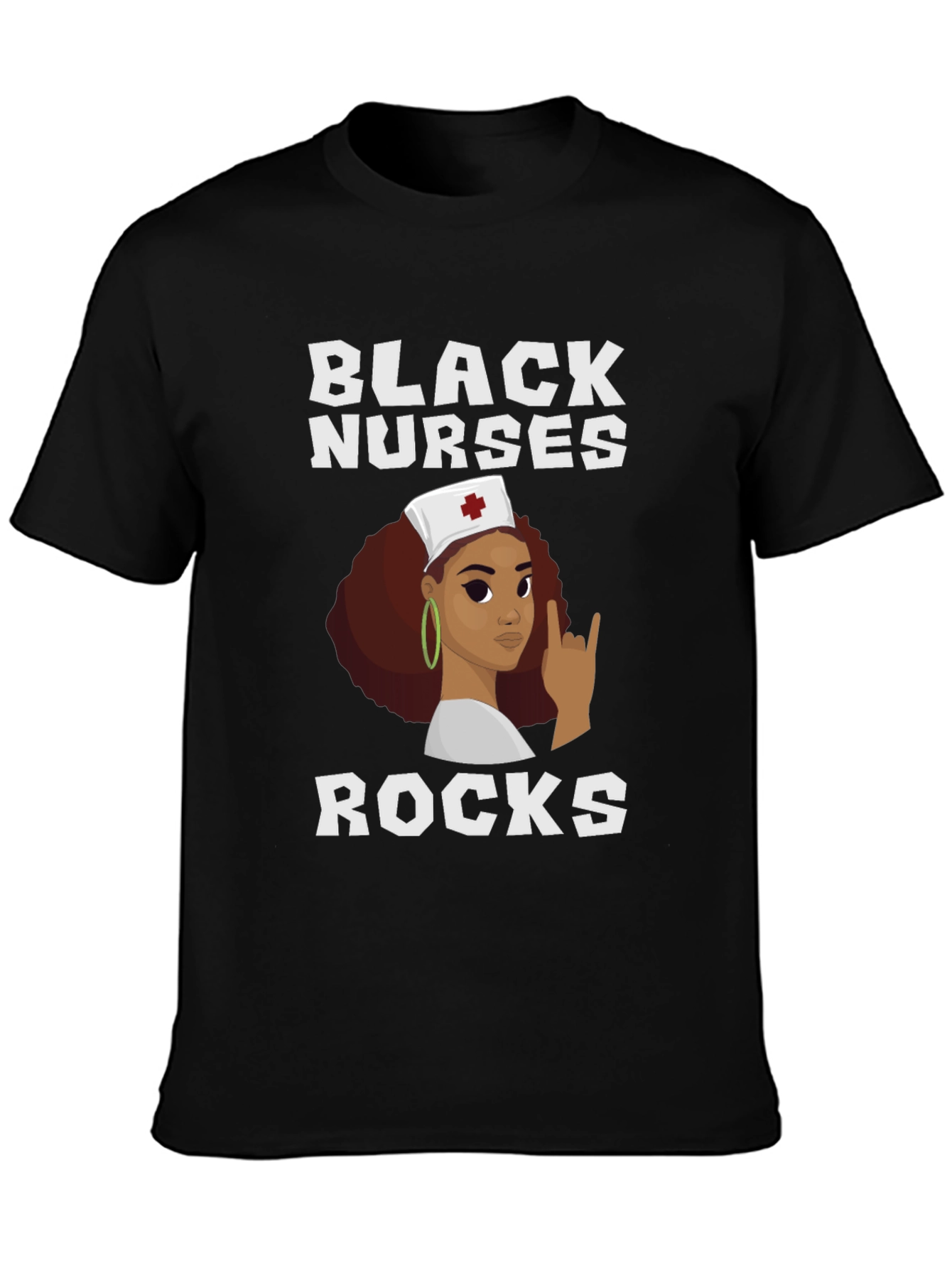 Black Nurses Rock T-Shirt