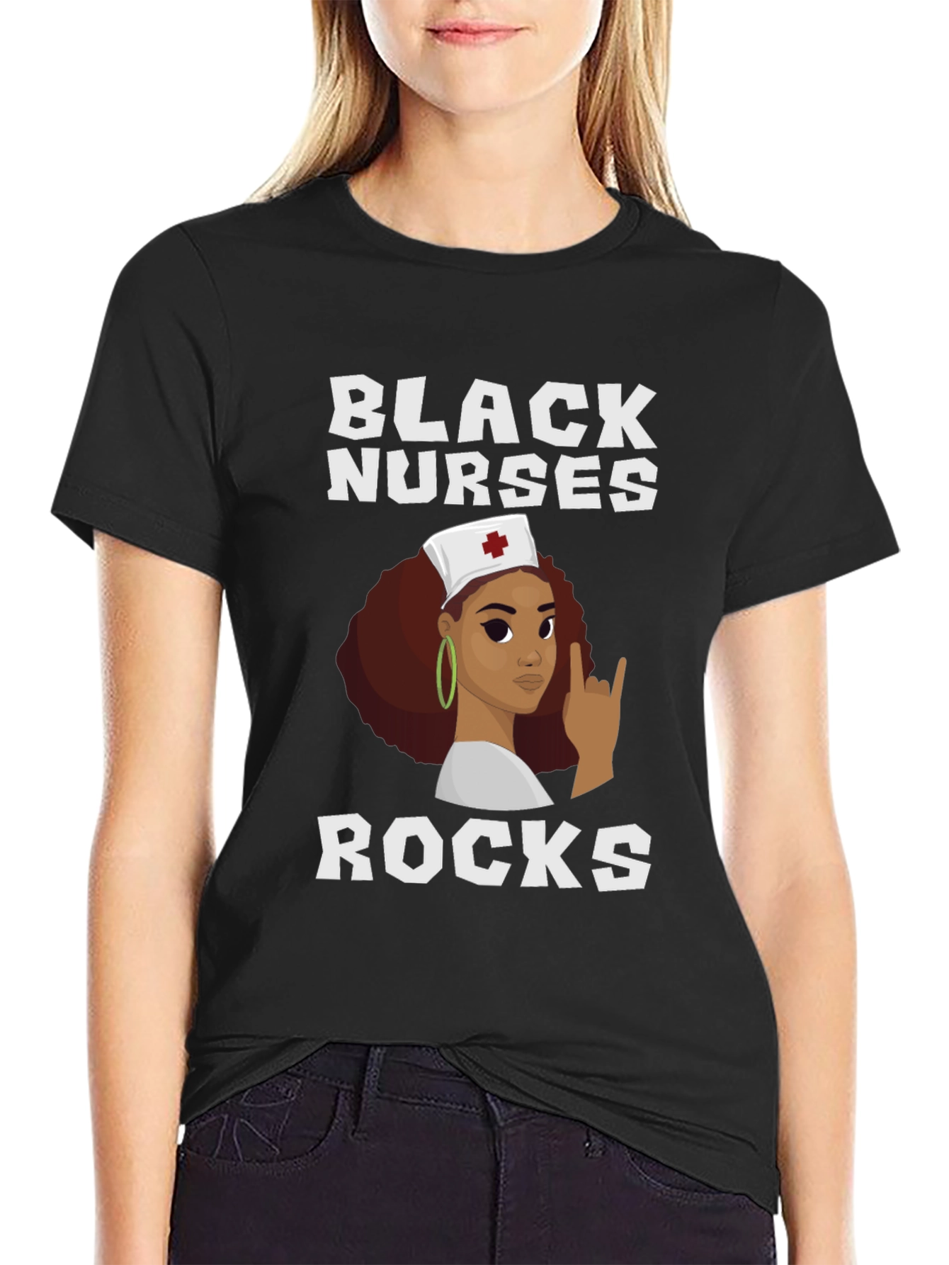 Black Nurses Rock T-Shirt