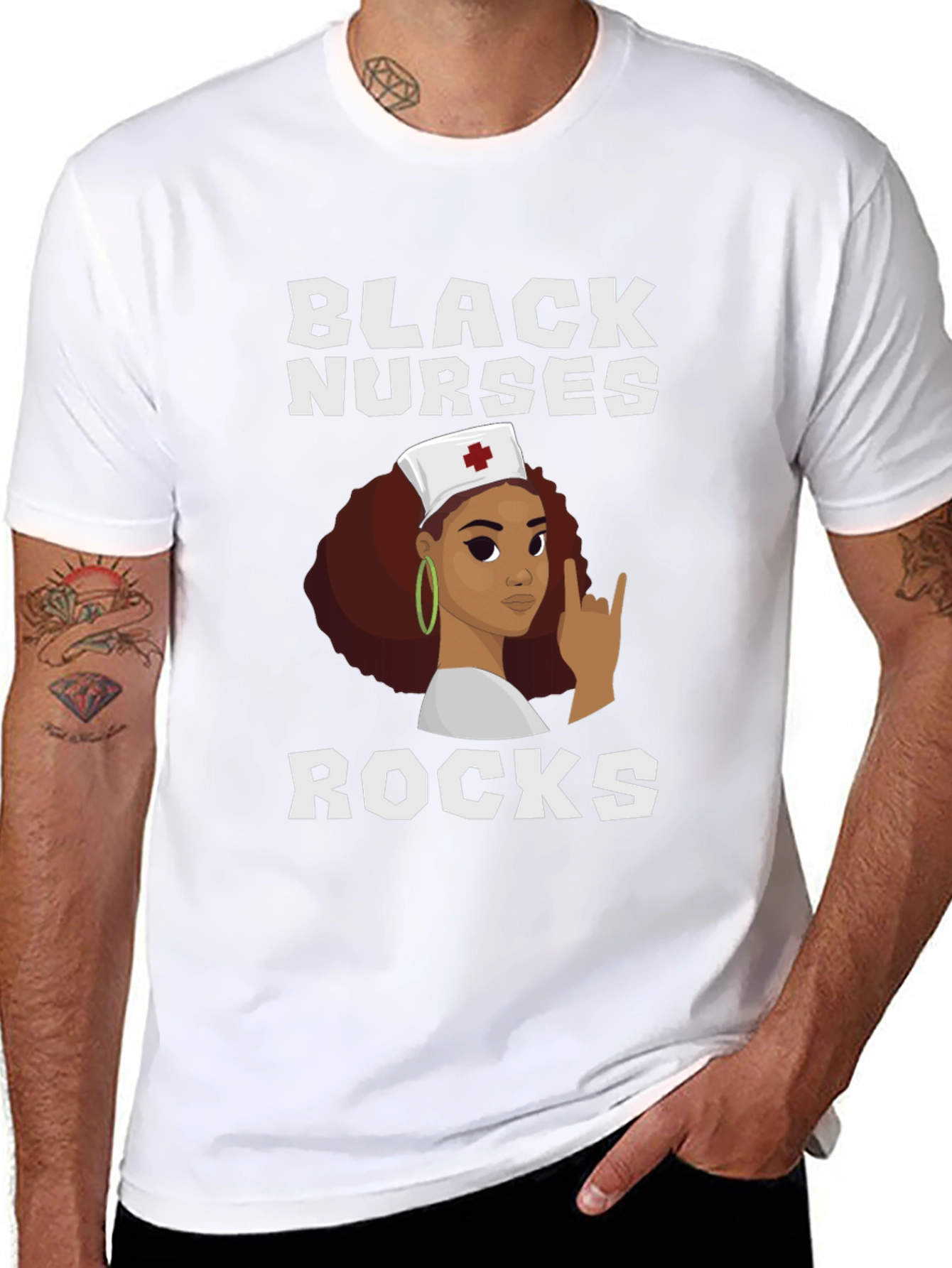 Black Nurses Rock T-Shirt