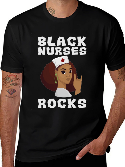Black Nurses Rock T-Shirt
