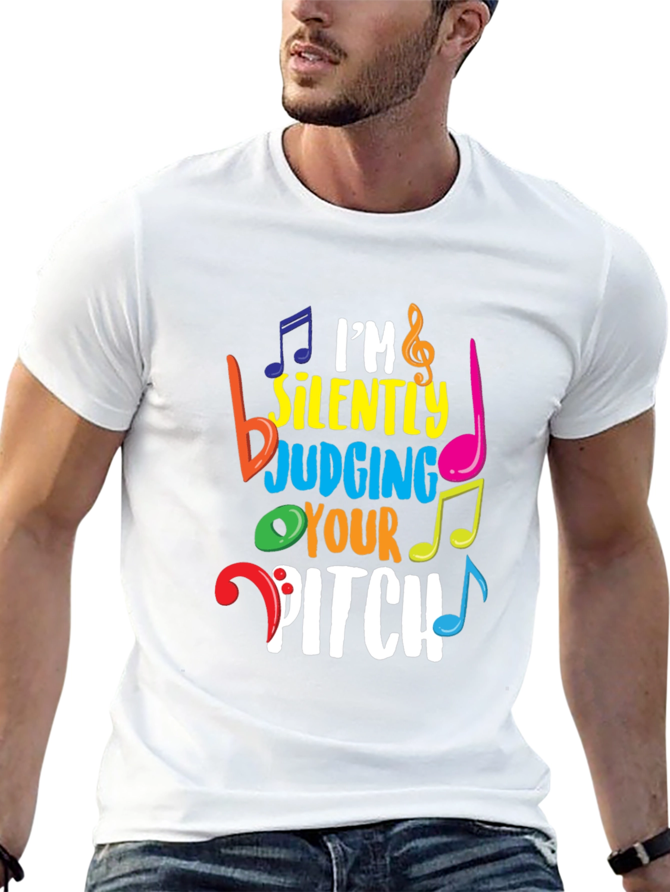 Im Silently Judging Your Pitch Music Lover T-Shirt