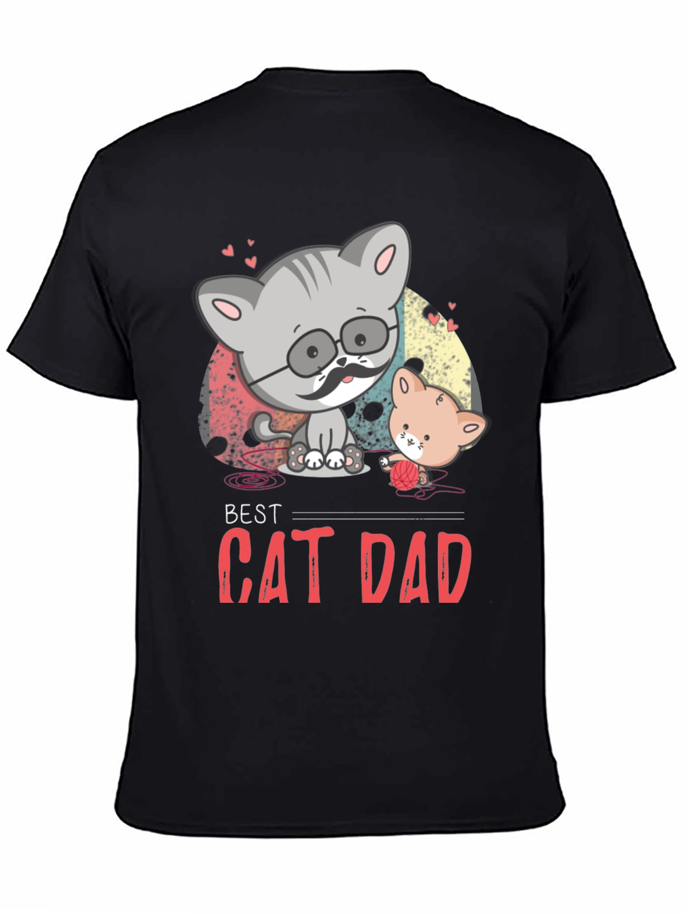 Best Cat Dad Graphic T-Shirt