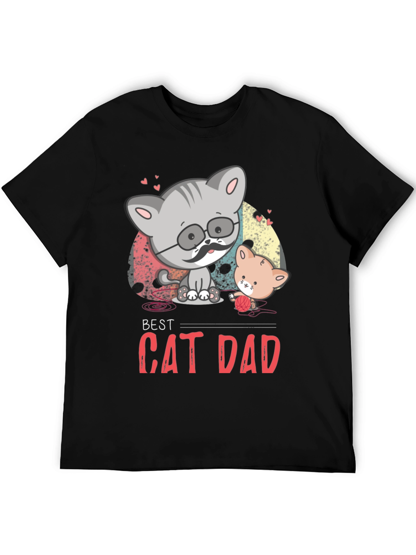 Best Cat Dad Graphic T-Shirt