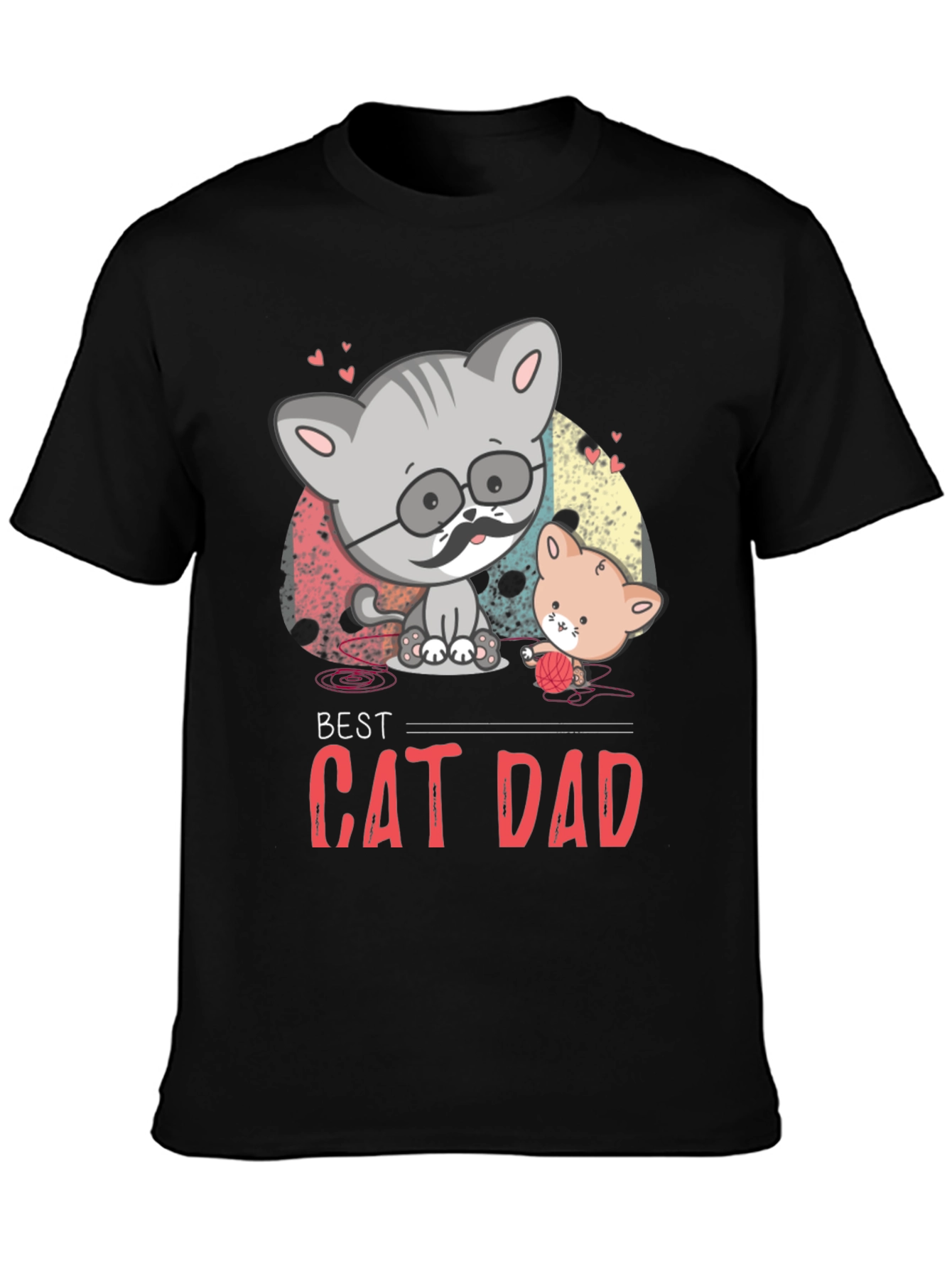 Best Cat Dad Graphic T-Shirt
