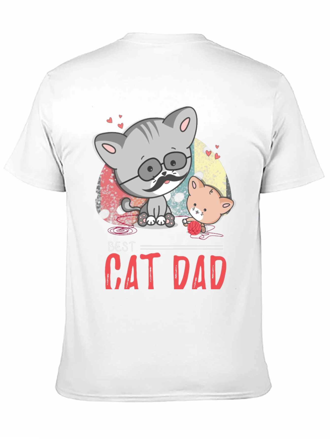Best Cat Dad Graphic T-Shirt