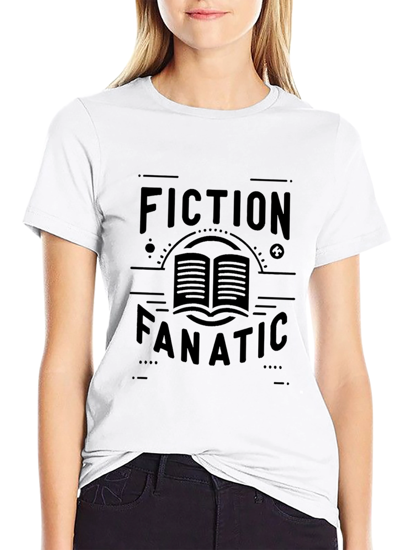 Fiction Fanatic Graphic Tee - Book Lover Apparel