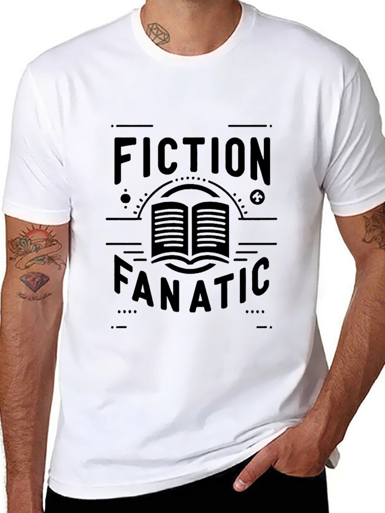 Fiction Fanatic Graphic Tee - Book Lover Apparel