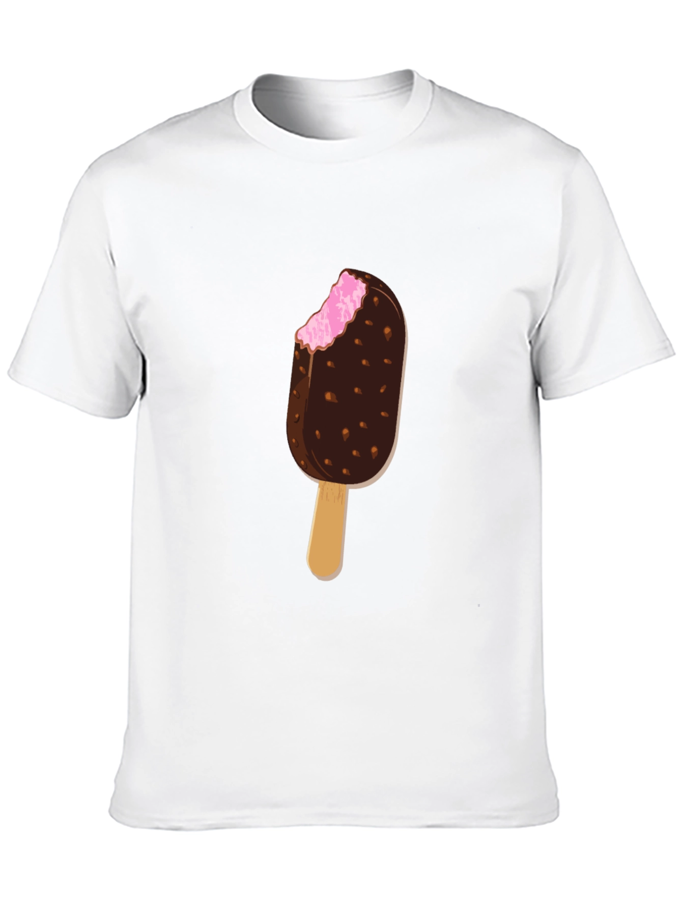 Ice Cream Bar Graphic Tee - Novelty Design